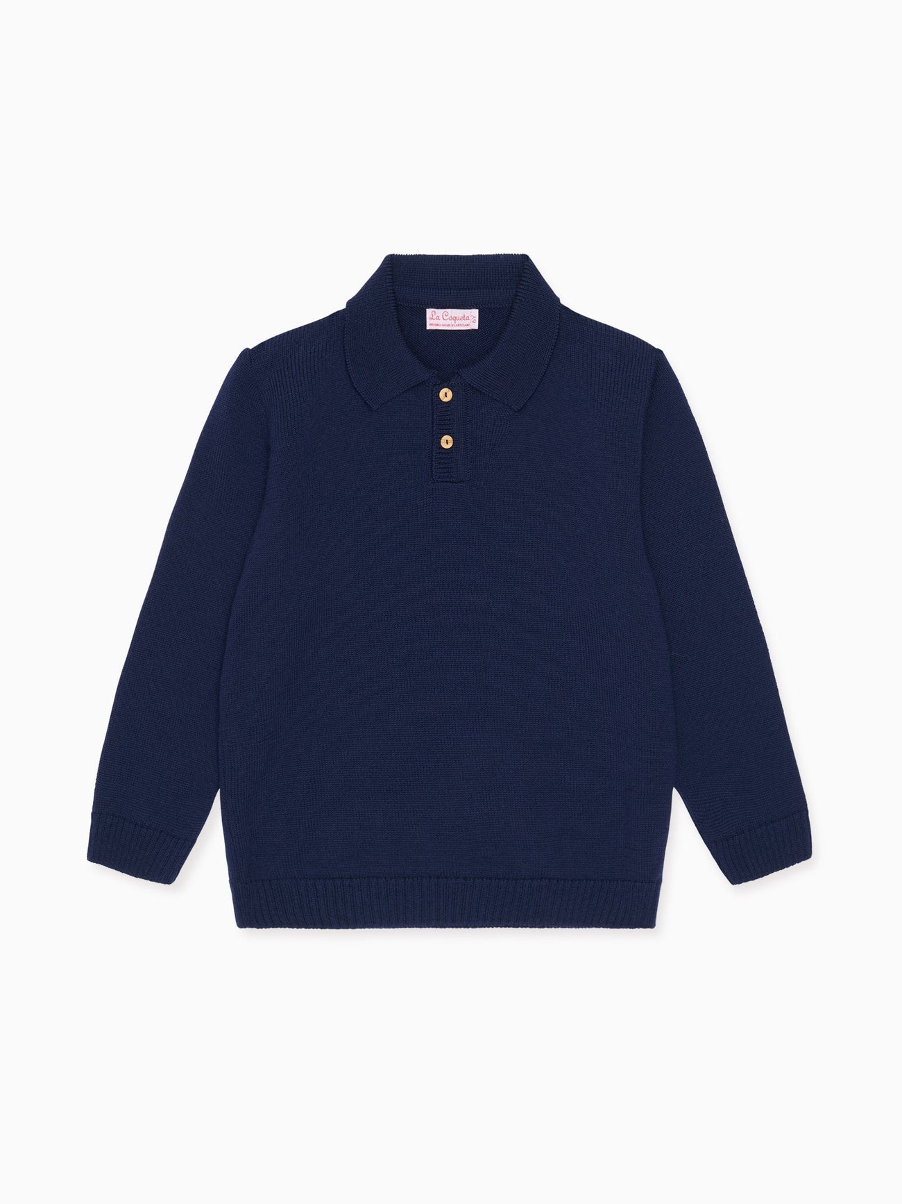 Navy Brio Merino Boy Jumper