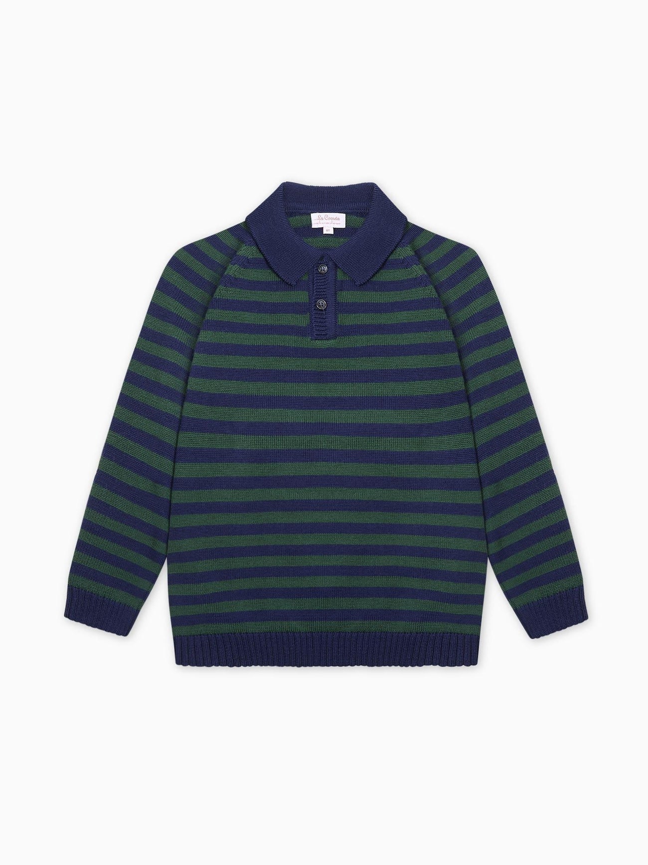 Navy Stripe Brio Merino Boy Jumper
