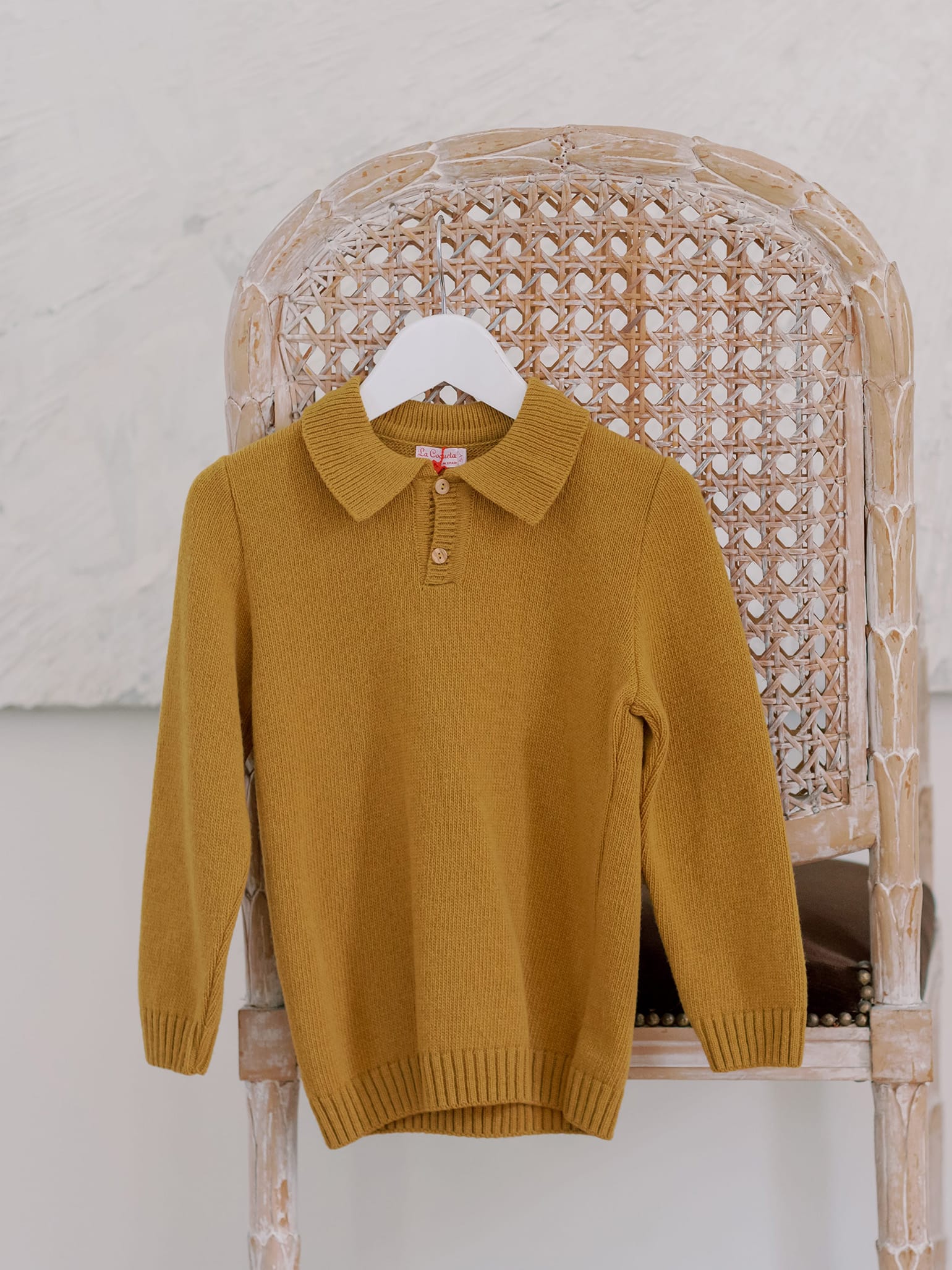 Mustard Brio Merino Boy Sweater