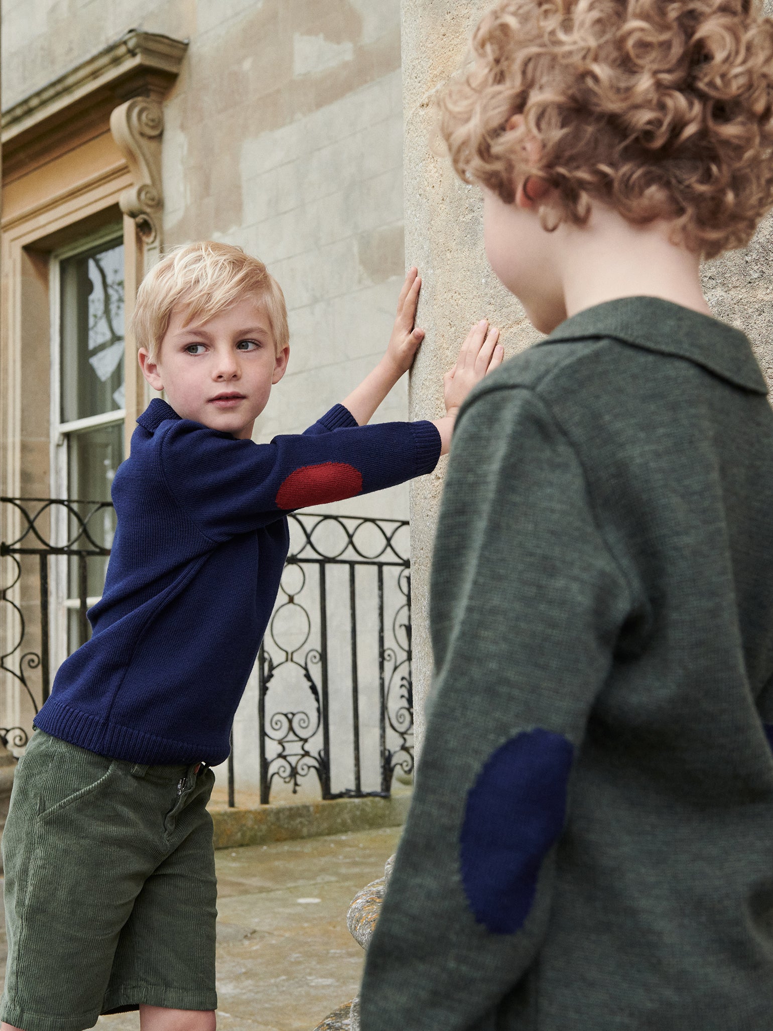 Navy Brio Merino Boy Sweater