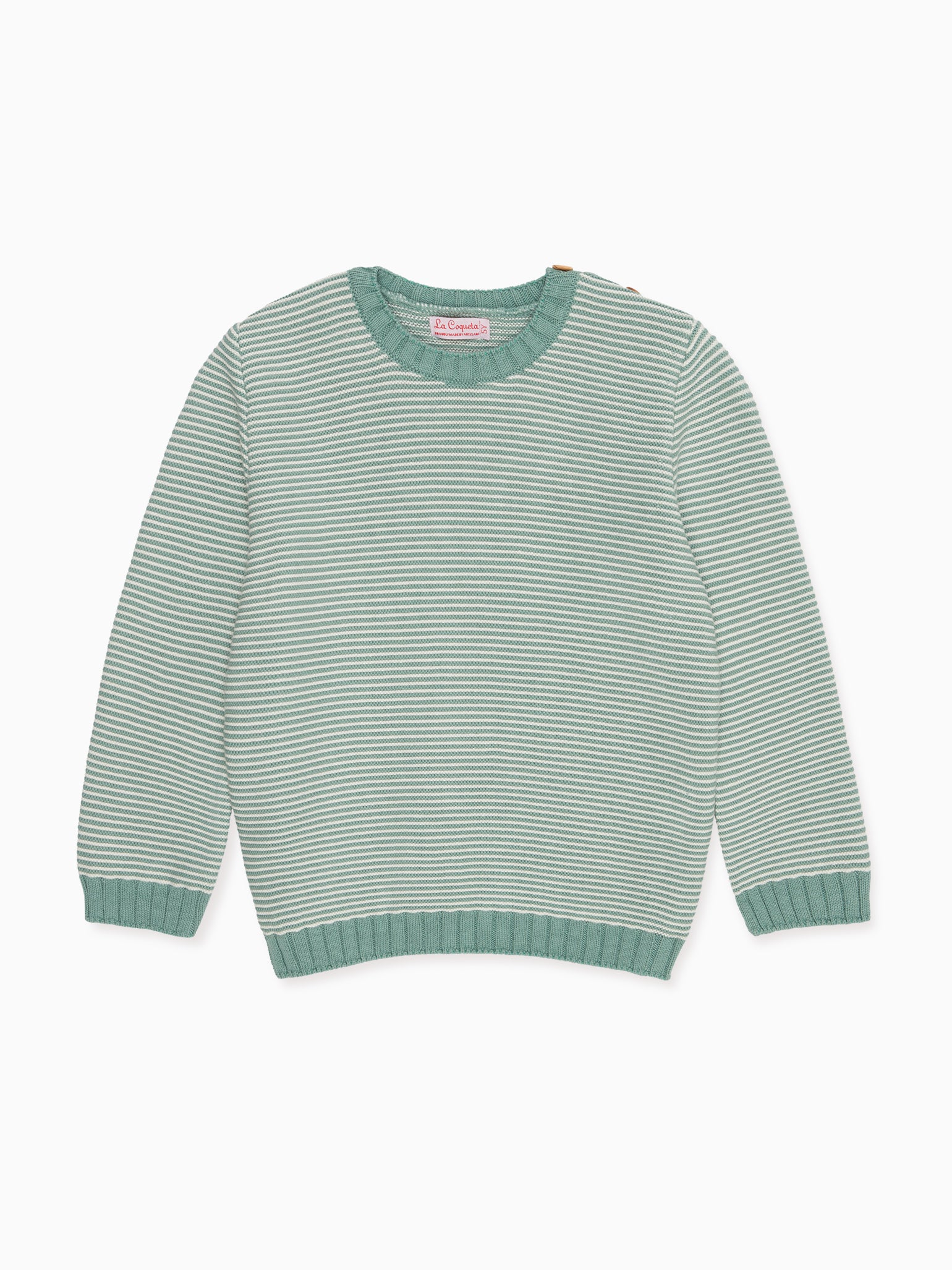 Sage Green Bromo Boy Cotton Sweater
