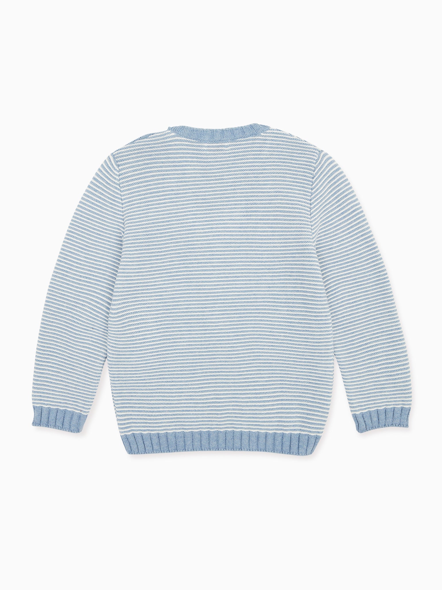 Dusty Blue Stripe Bromo Cotton Boy Jumper