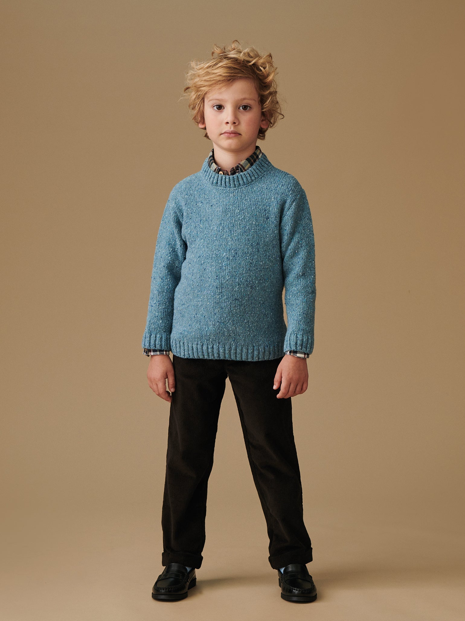 Light Blue Bromo Merino Boy Sweater