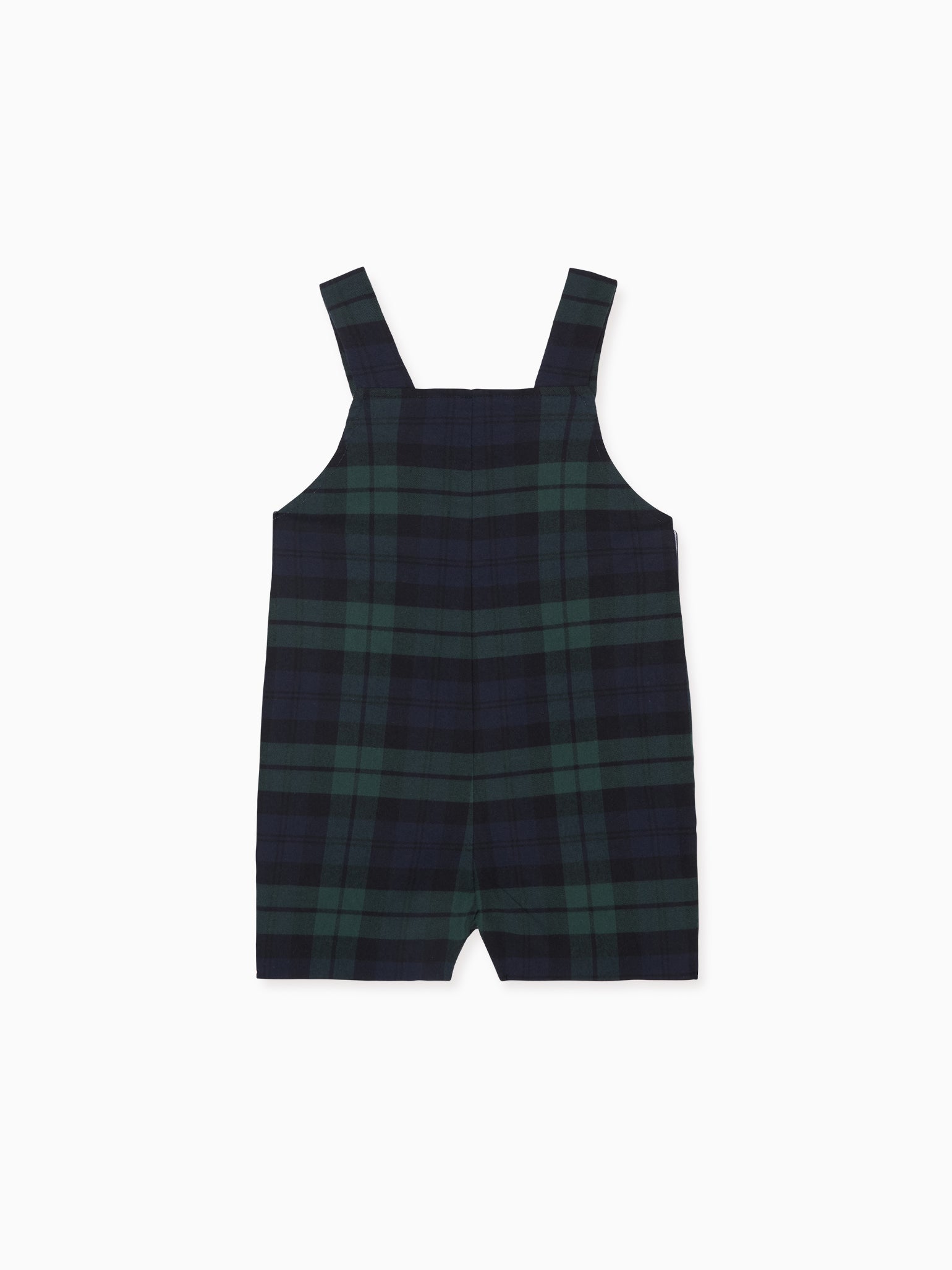 Green Tartan Buganvilla Baby Overalls