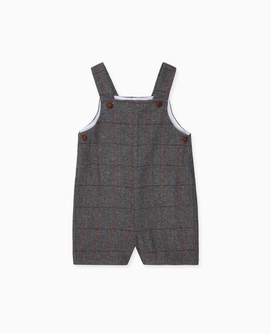 Grey Buganvilla Baby Overalls