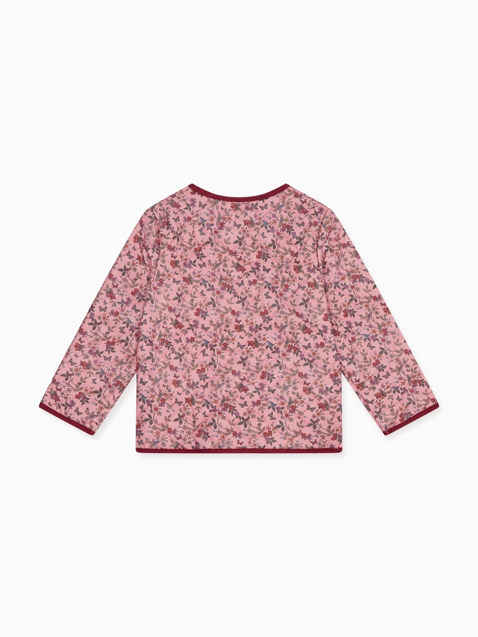 Dusty Pink Floral Calida Baby Girl Jacket