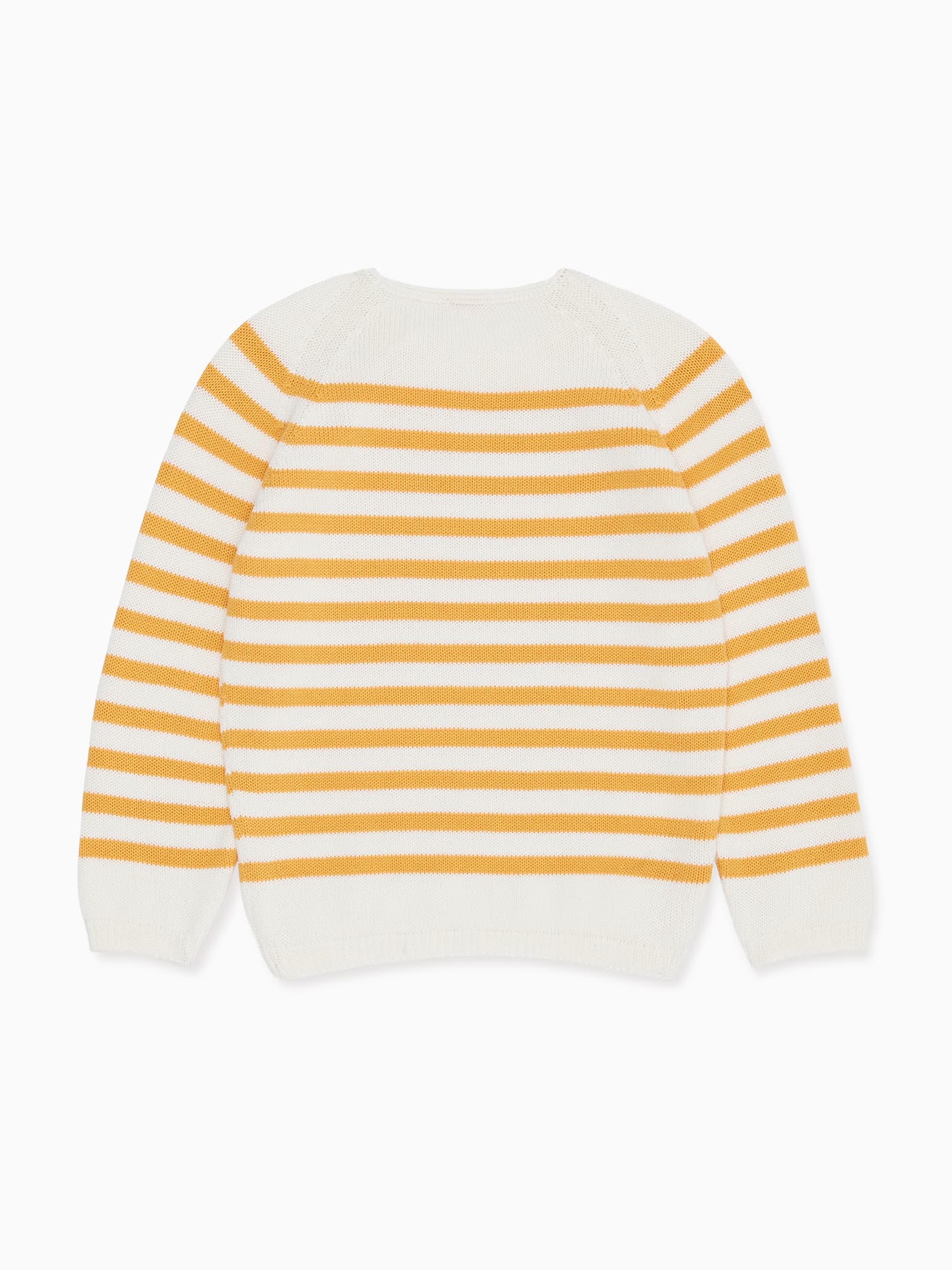 Mustard Stripe Campo Boy Cotton Sweater