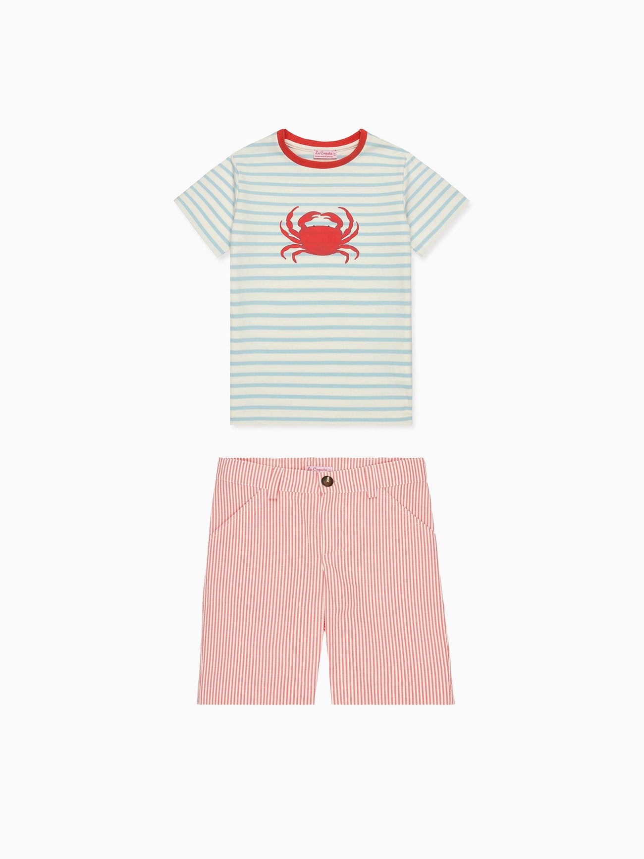 Cangrajo Kids T-Shirt & Romo Boy Shorts Outfit Bundle