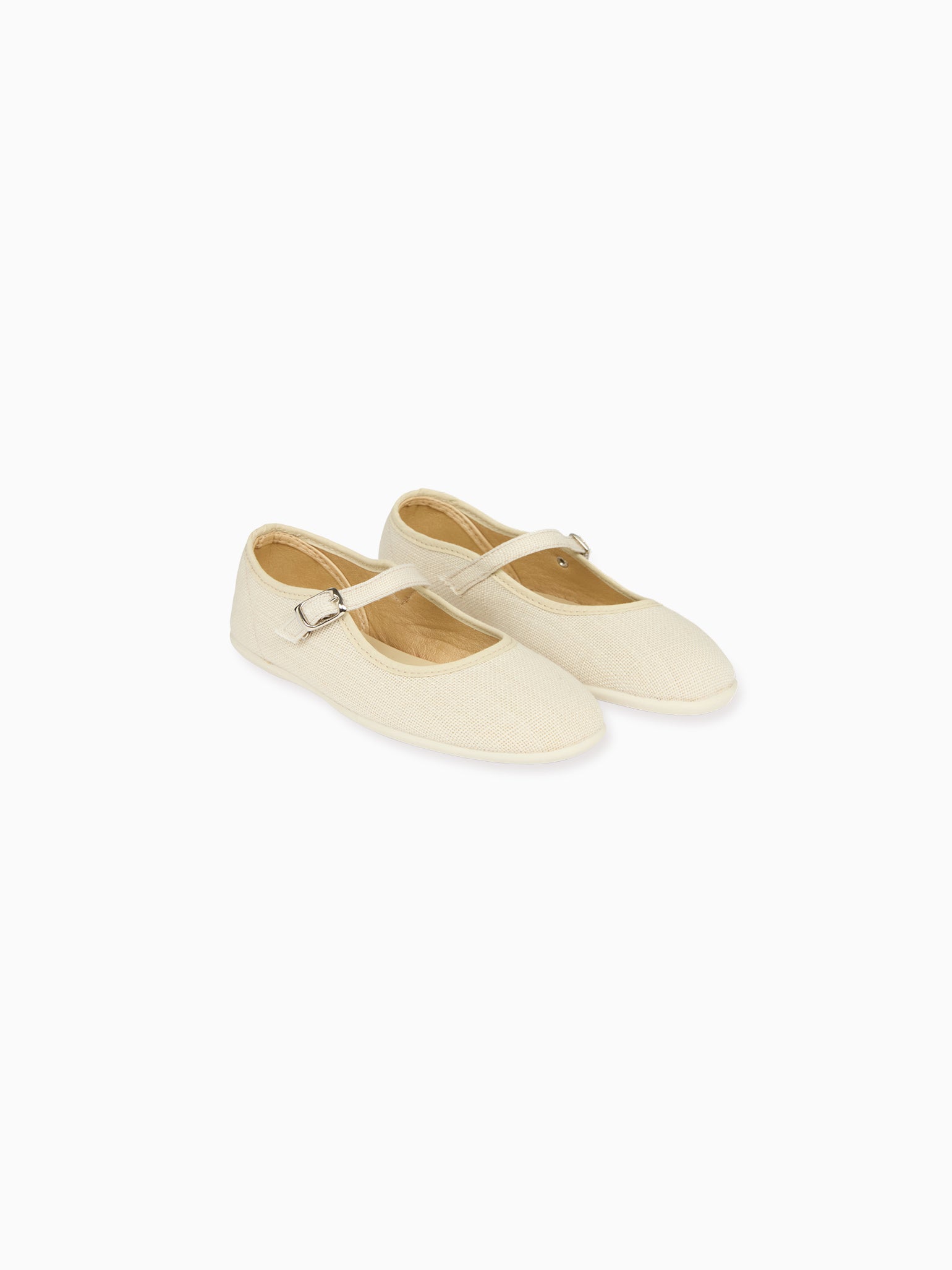 Sand Canvas Girl Mary Jane Shoes