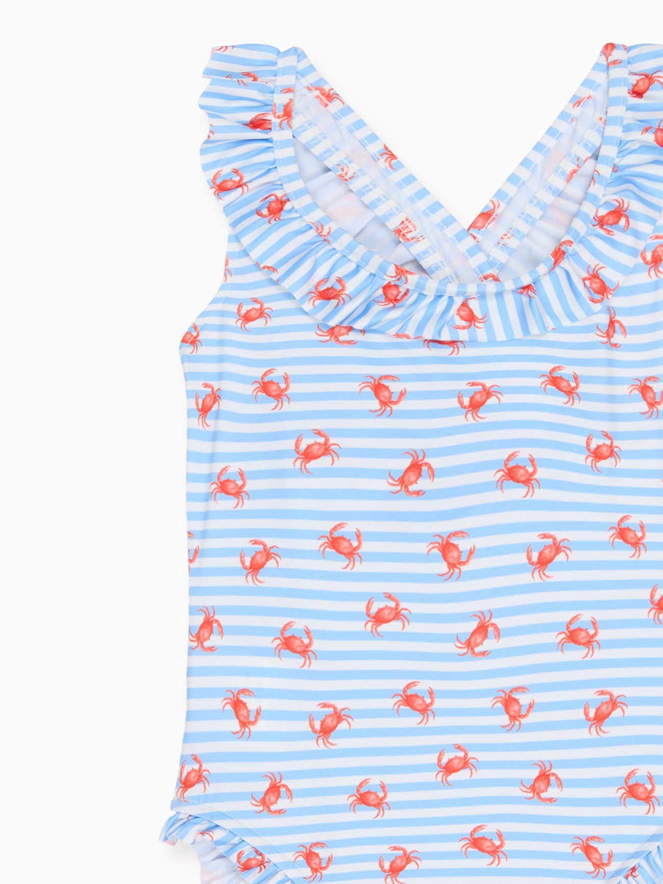 Blue Stripe Caranjo Girl Swimsuit