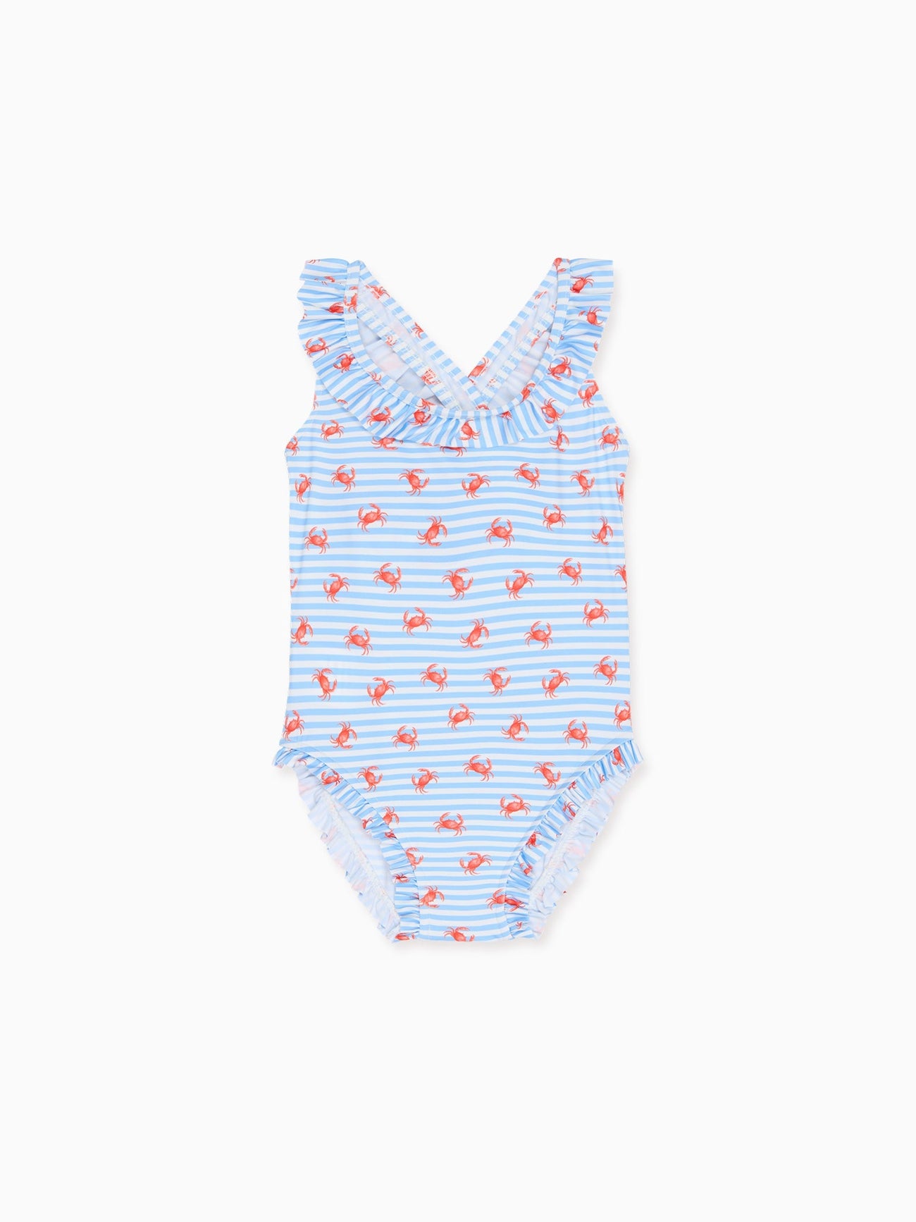 Blue Stripe Caranjo Girl Swimsuit