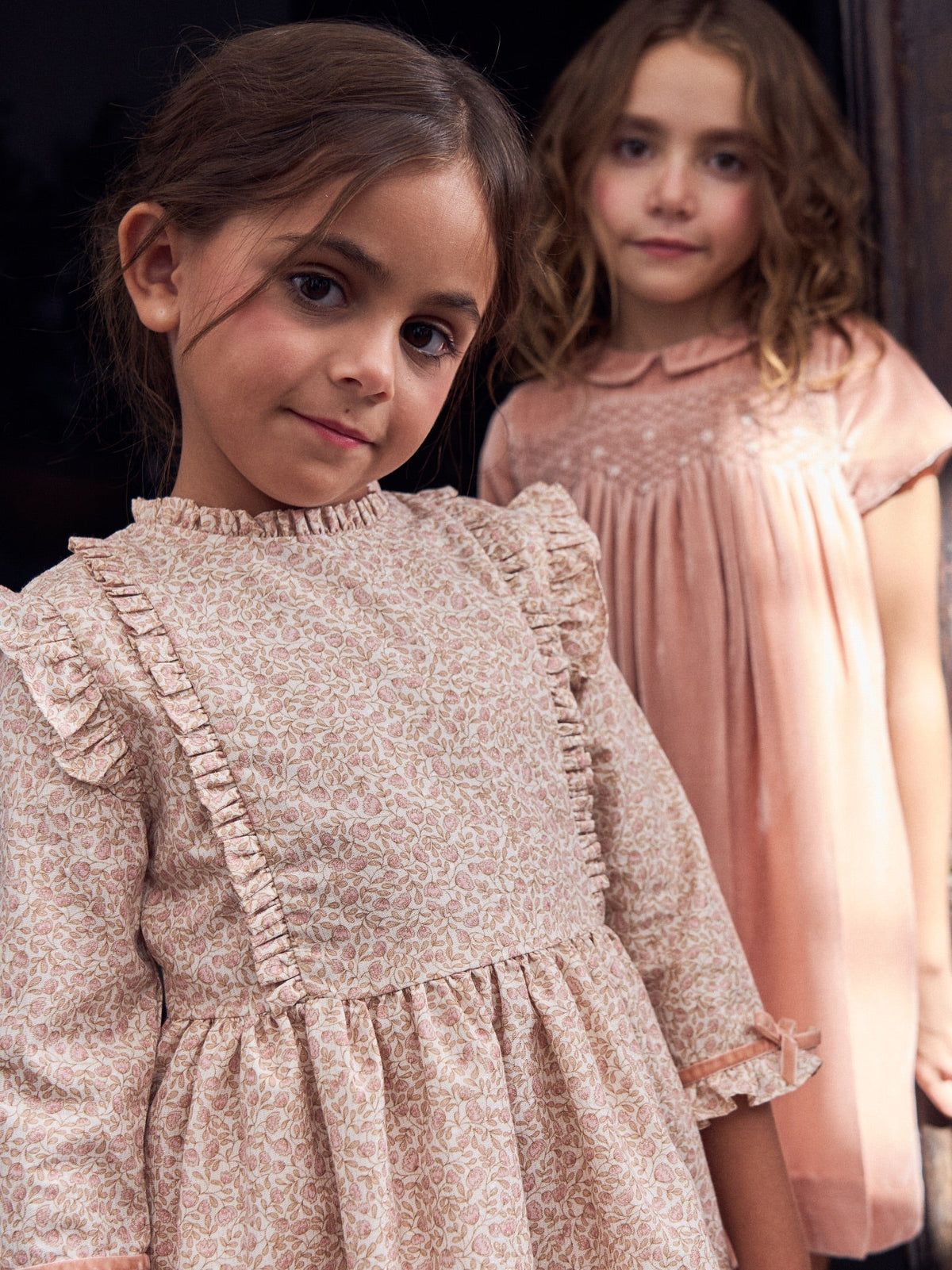Pink Floral Rosaura Girl Dress