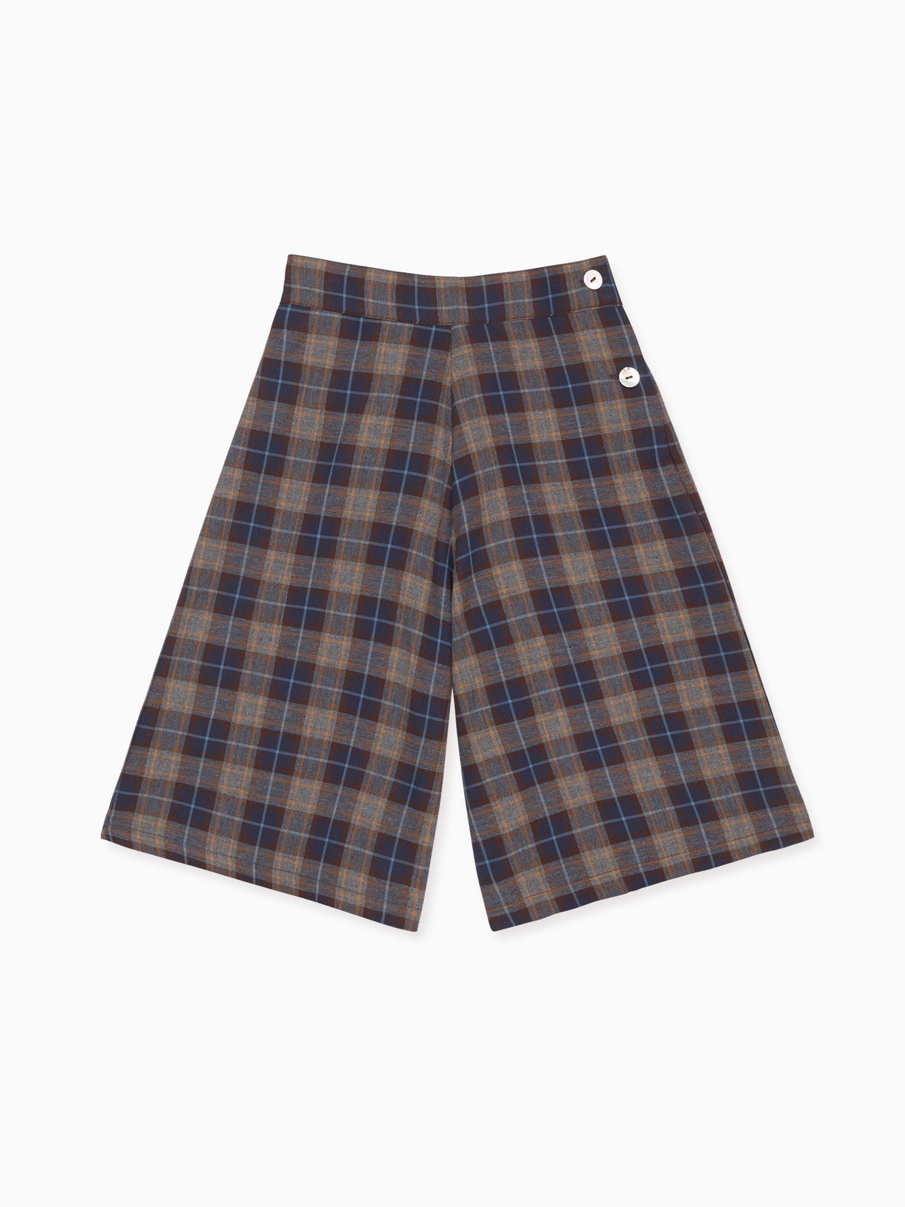 Blue Check Carmin Girl Pants