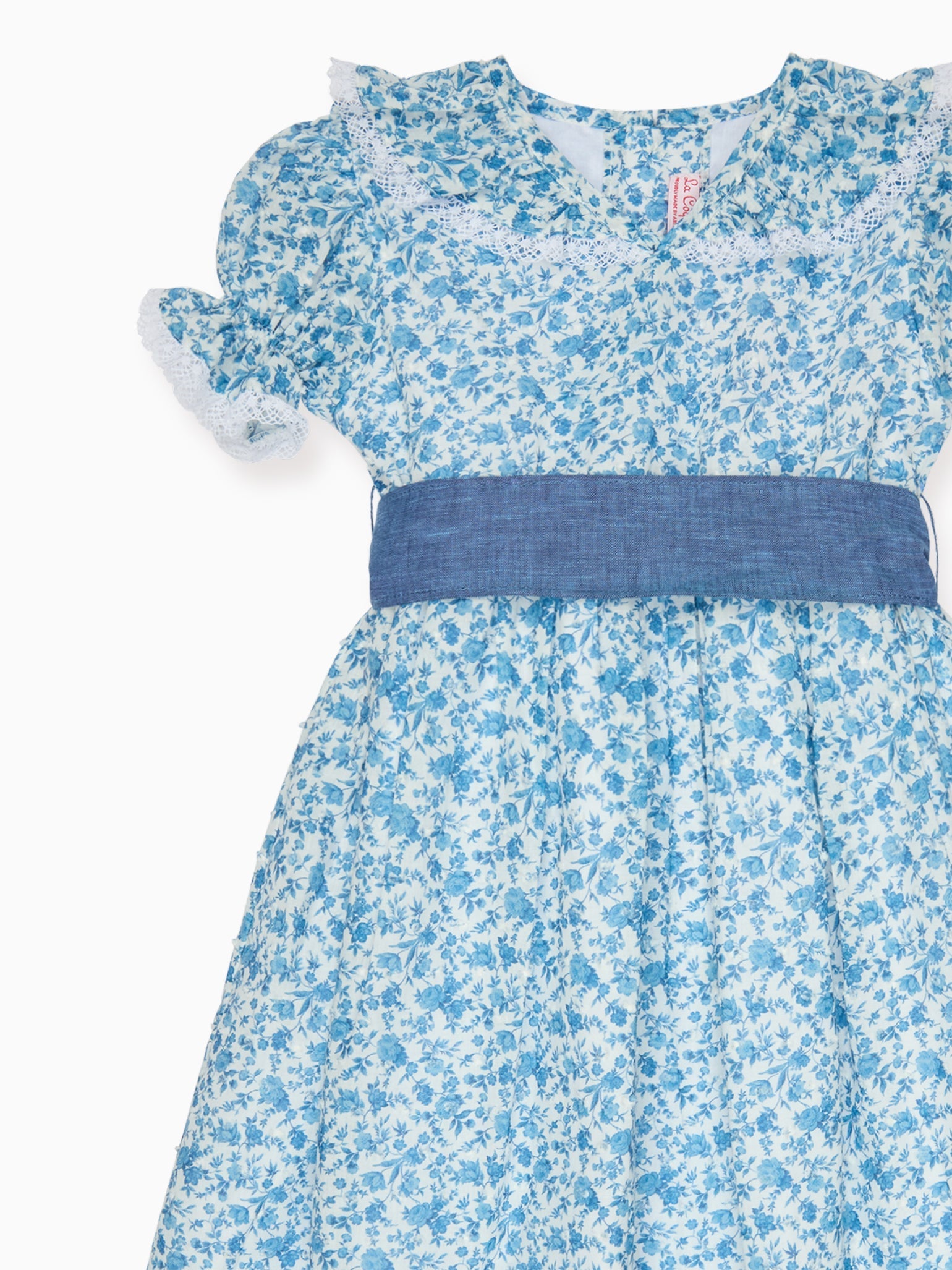 Blue Floral Catalina Girl Dress