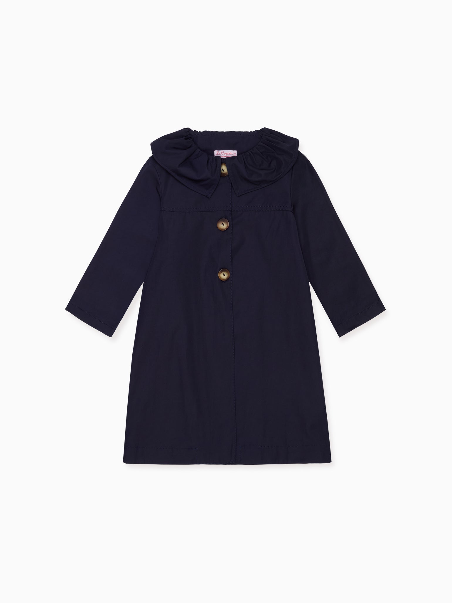 Navy Celestina Girl Coat