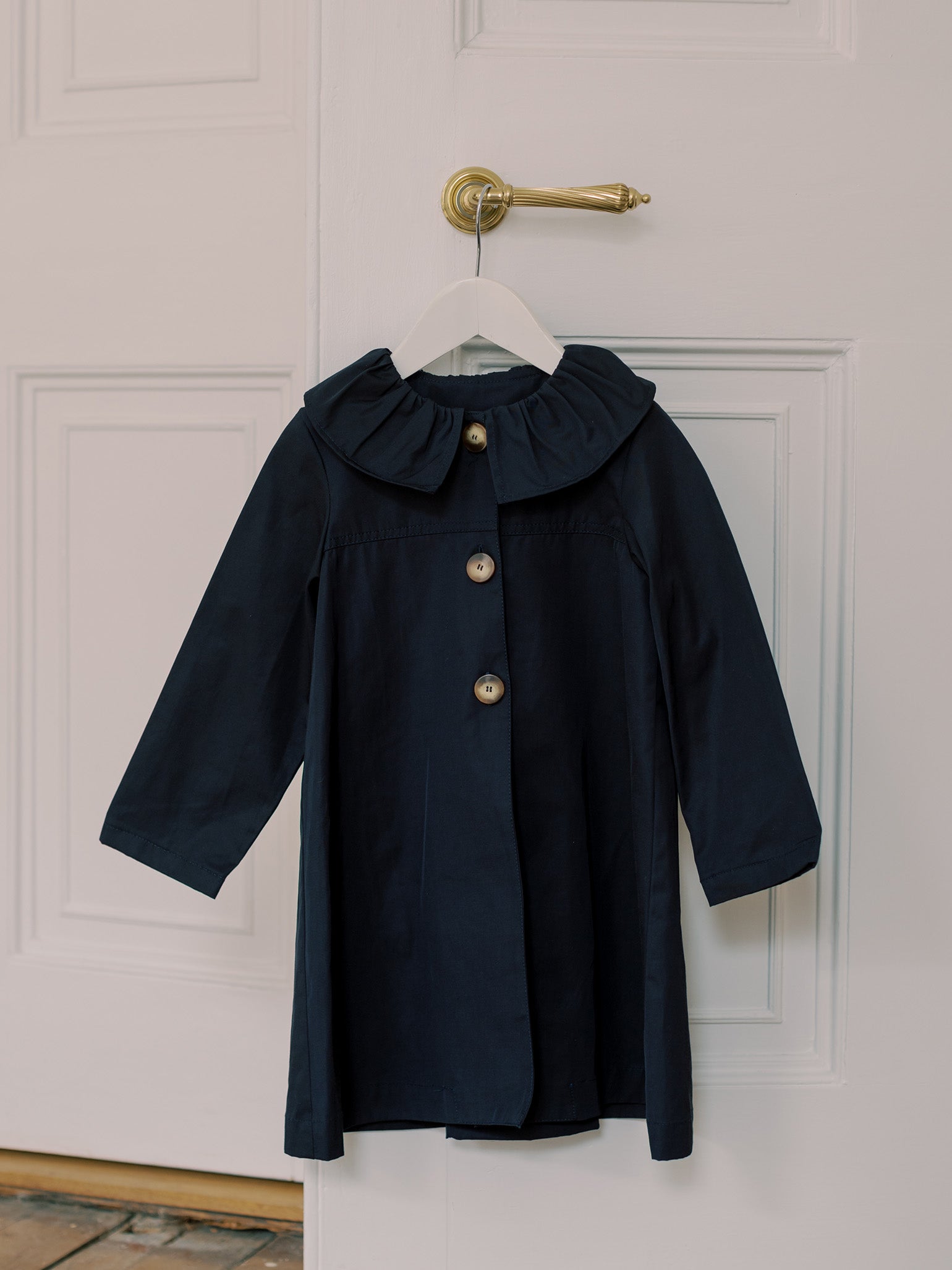 Navy Celestina Girl Coat