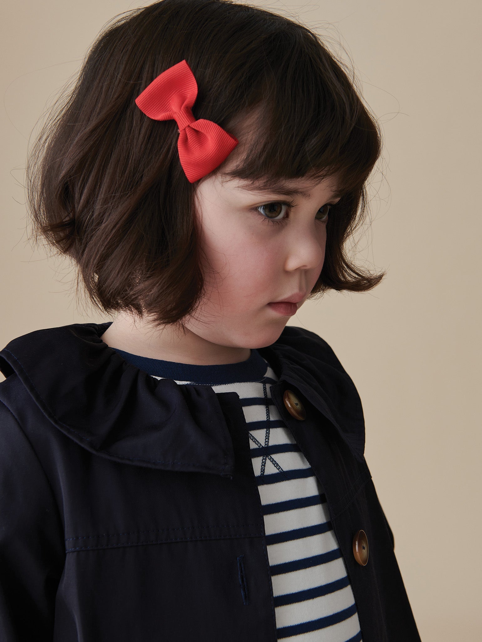 Navy Celestina Girl Coat