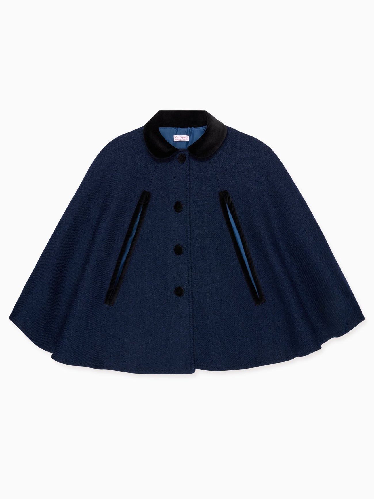 Navy Clara Girl Cape