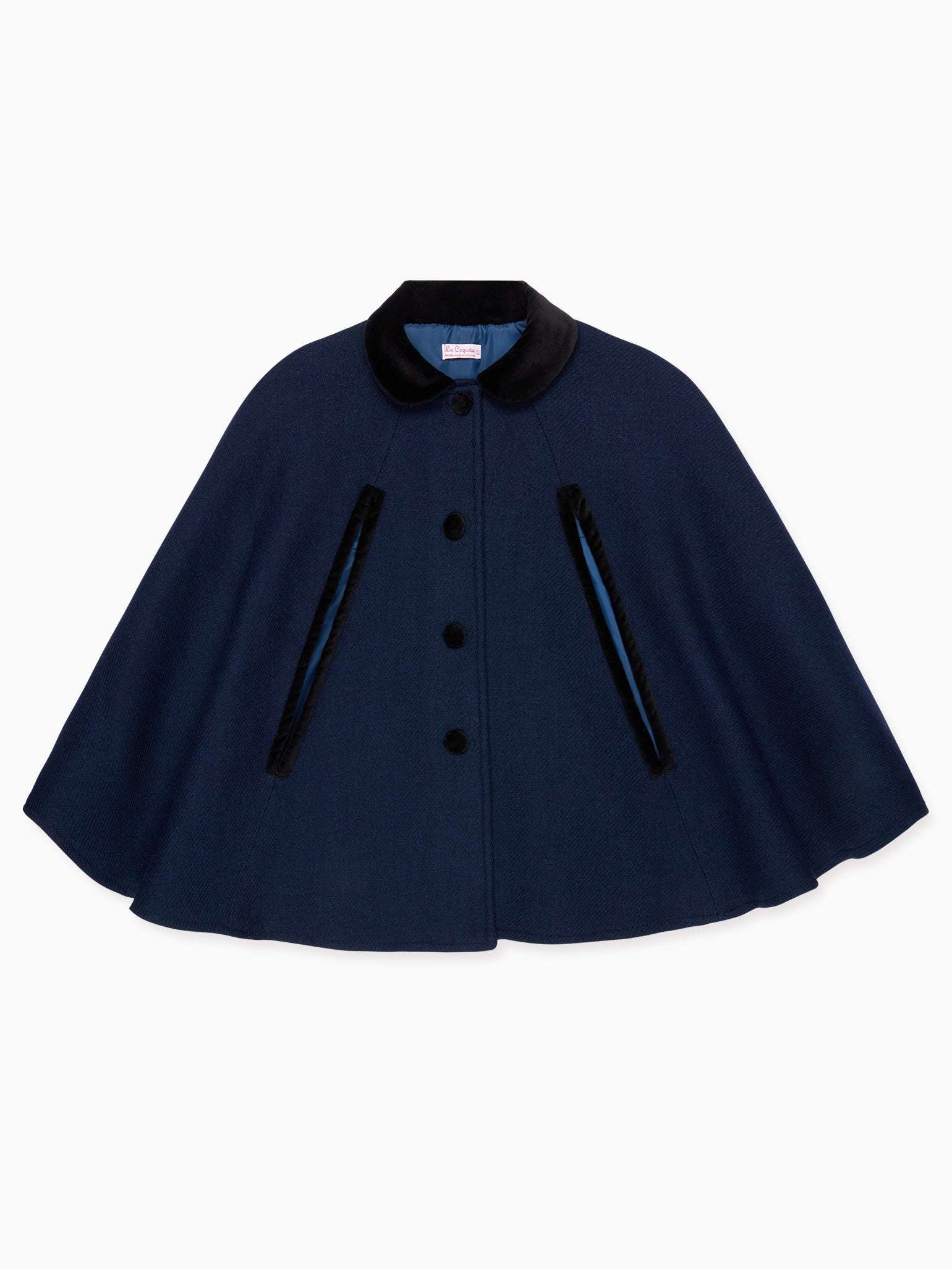 Navy Clara Girl Cape