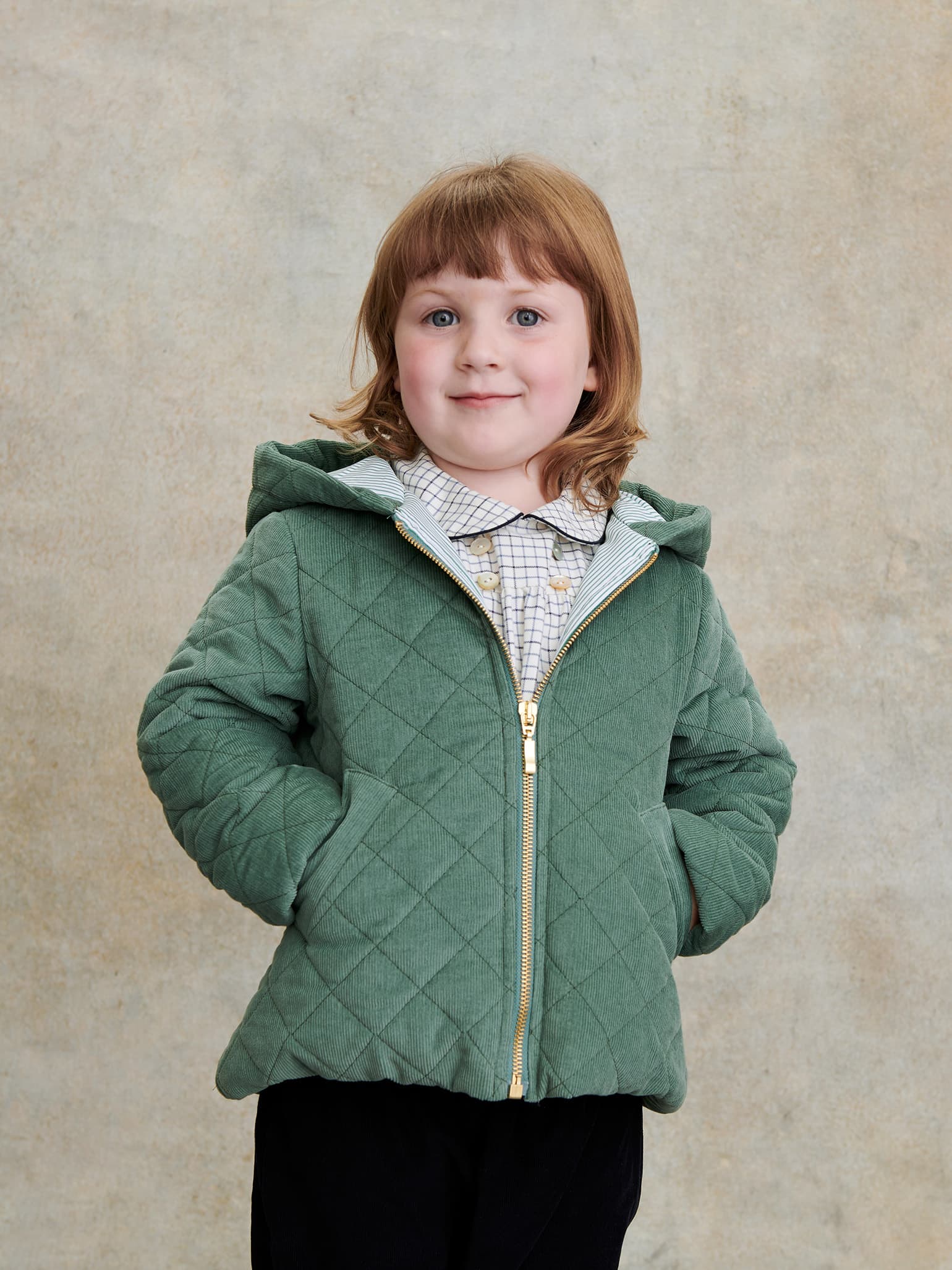 Green Clara Baby Jacket