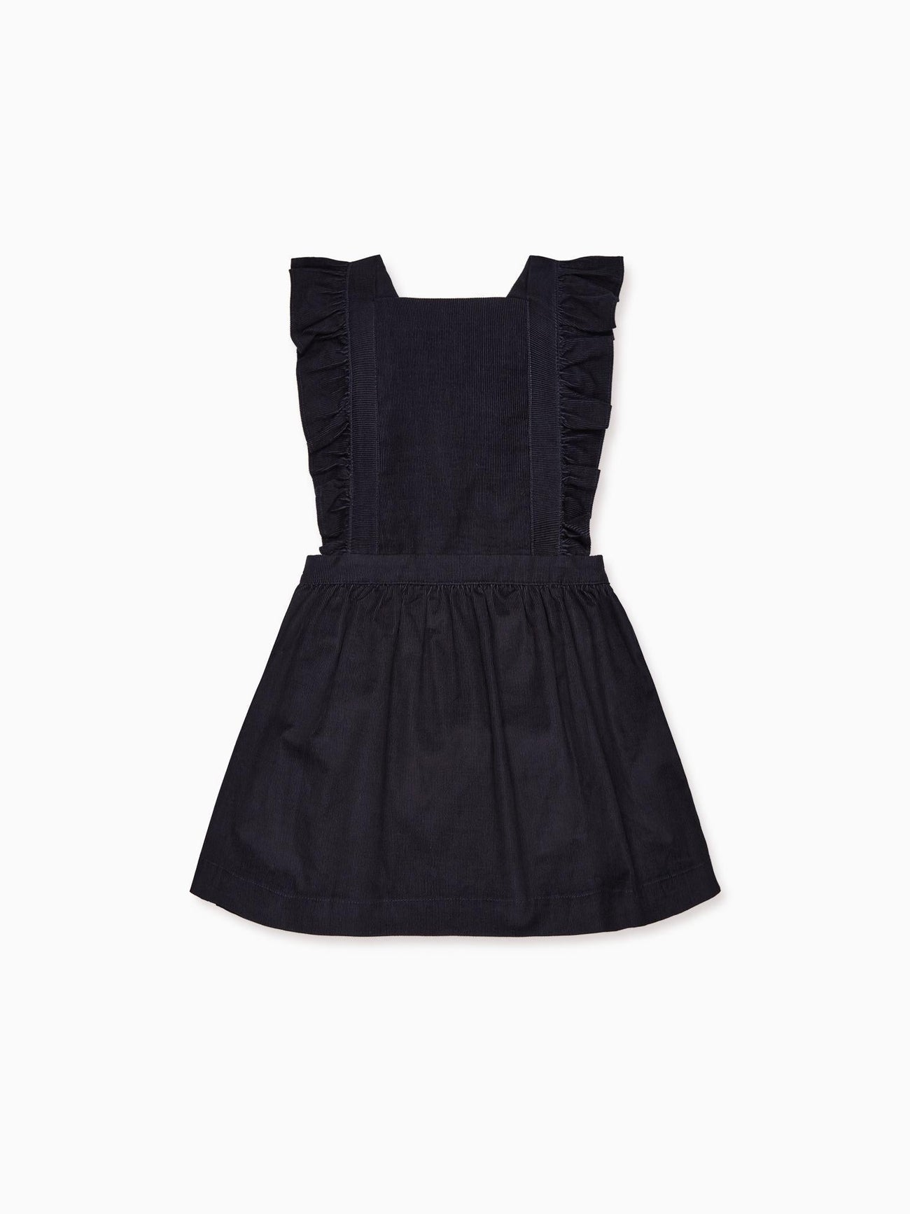 Navy Cora Corduroy Girl Pinafore Skirt