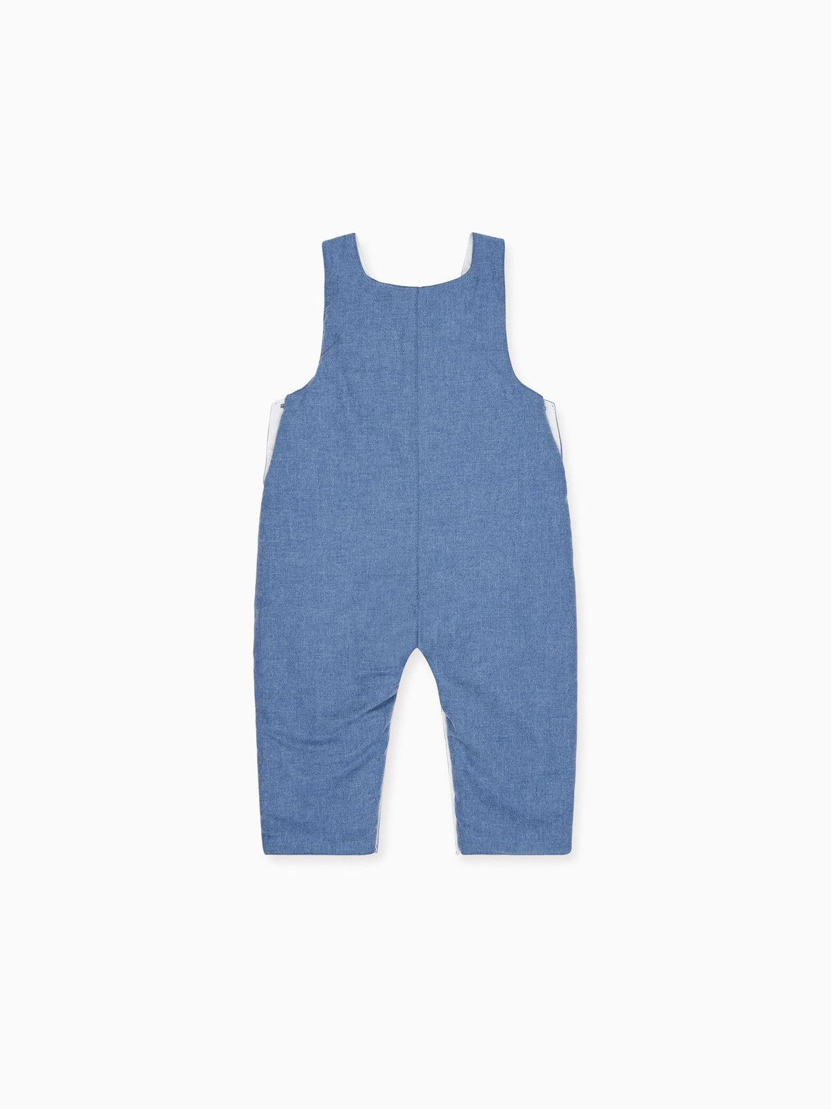 Dusty Blue Coroza Baby Dungarees
