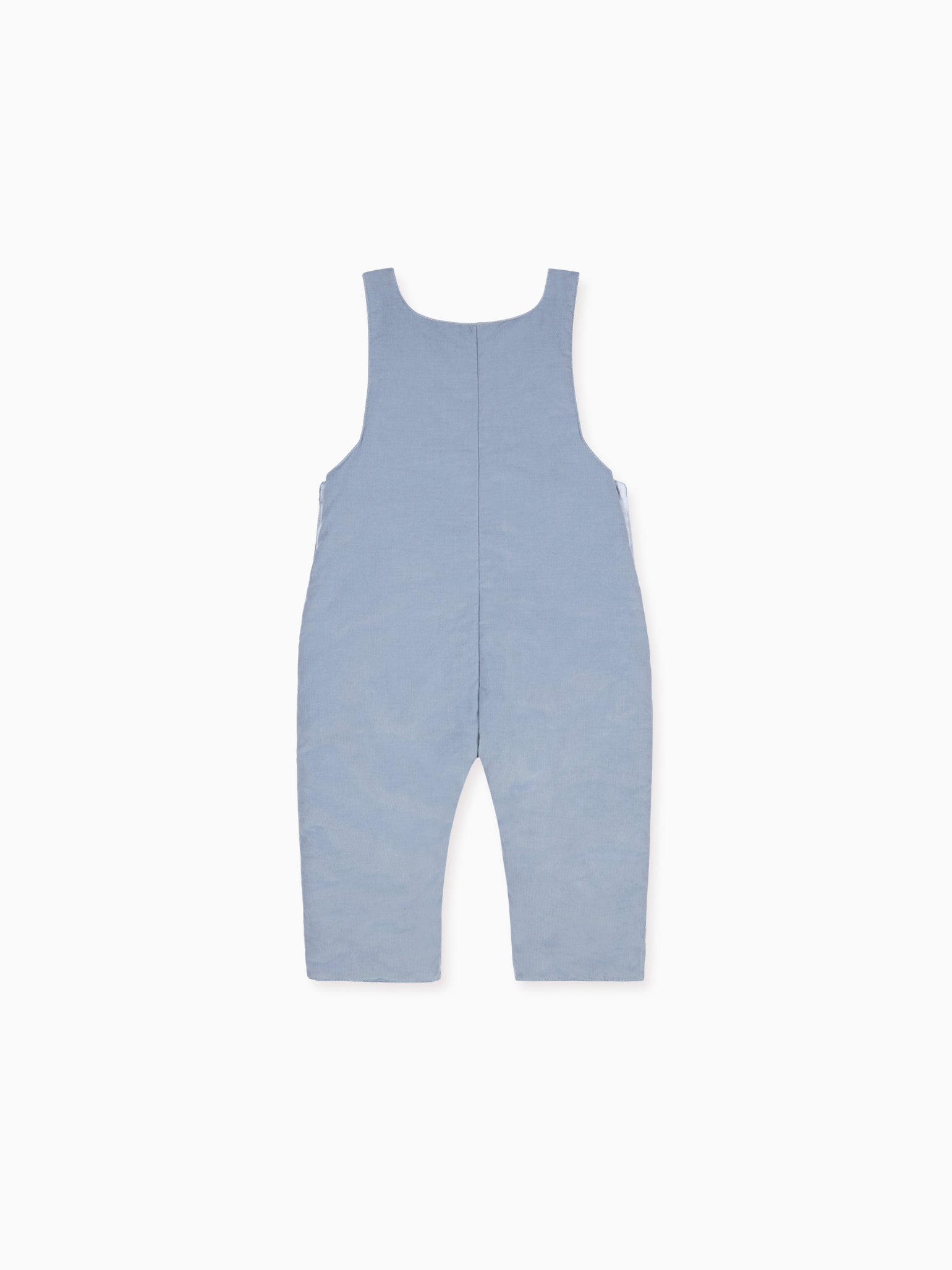 Dusty Blue Coroza Baby Overalls