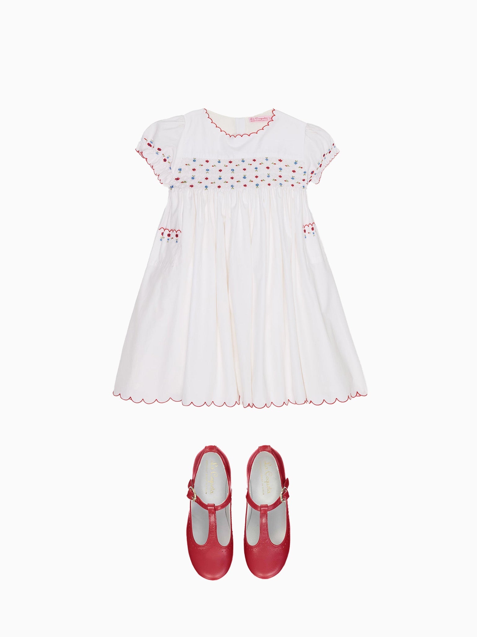 Delilah Girl Dress & T-Bar Shoes Outfit Bundle