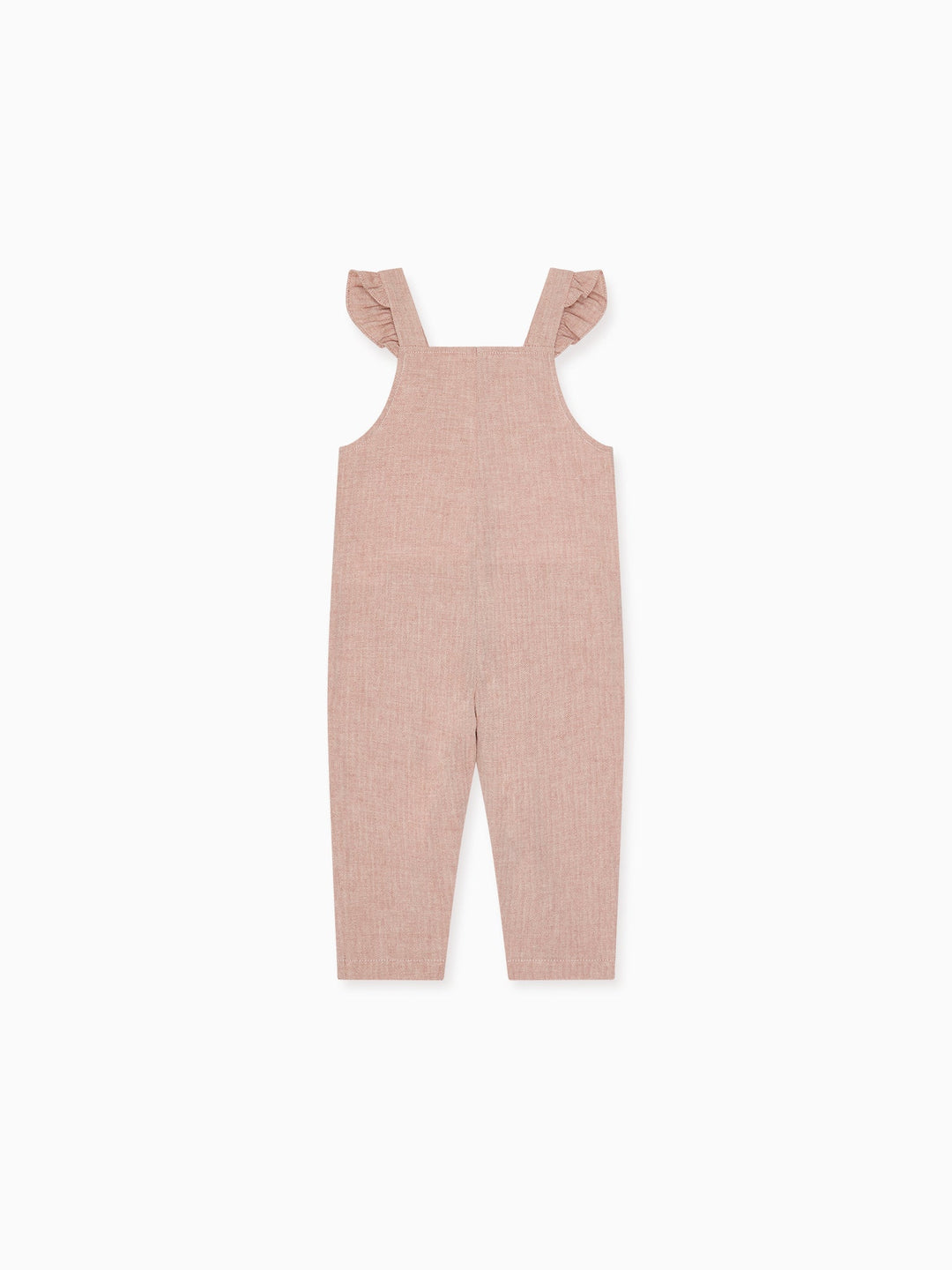 baby girl green floral delphina dungarees