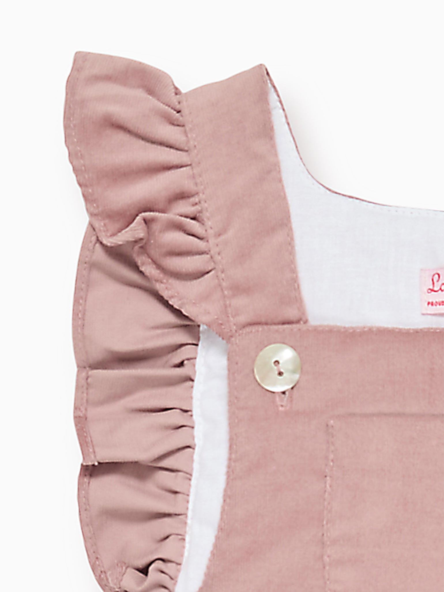 Pink Delphina Baby Girl Overalls