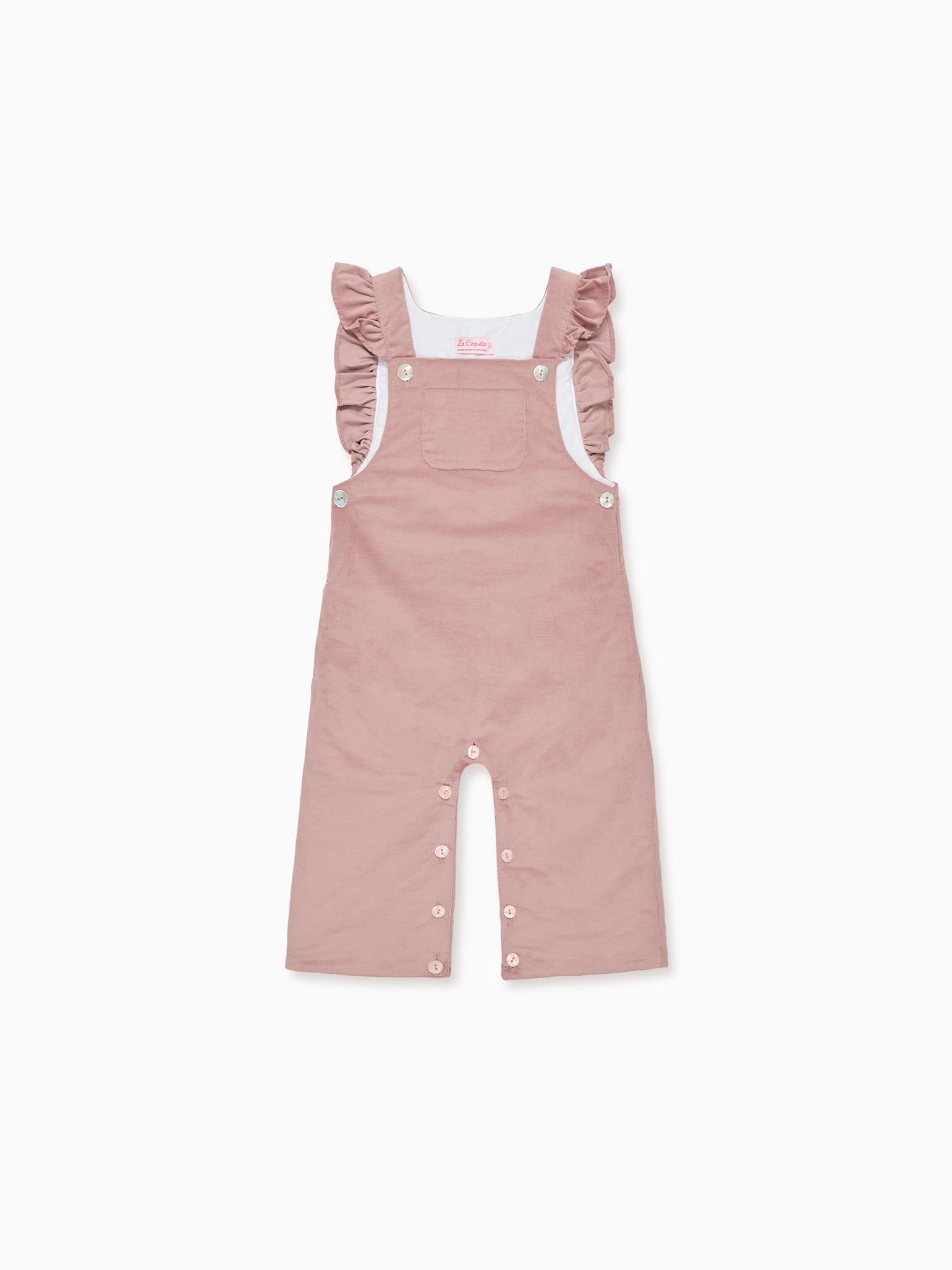 Pink Delphina Baby Girl Overalls