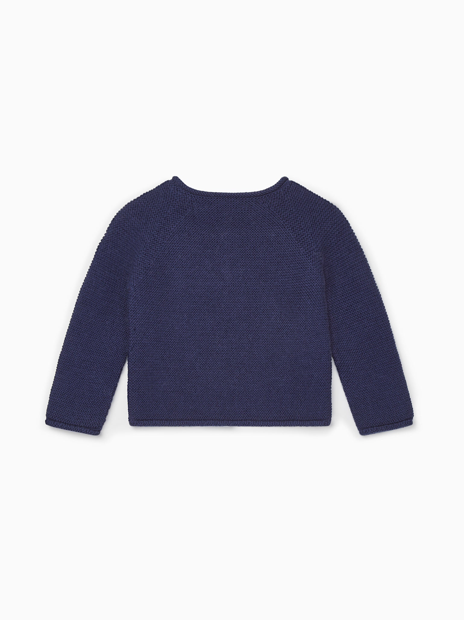 Navy Denia Merino Baby Cardigan