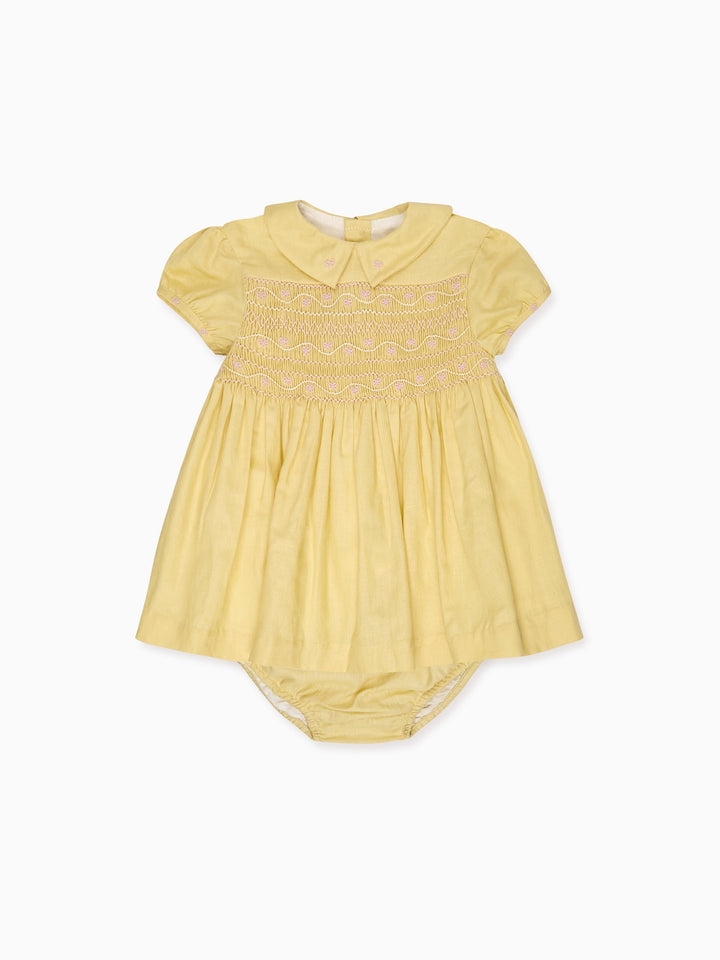 gold baby dresses Charming Yellow Girl LowStock:43587157098547