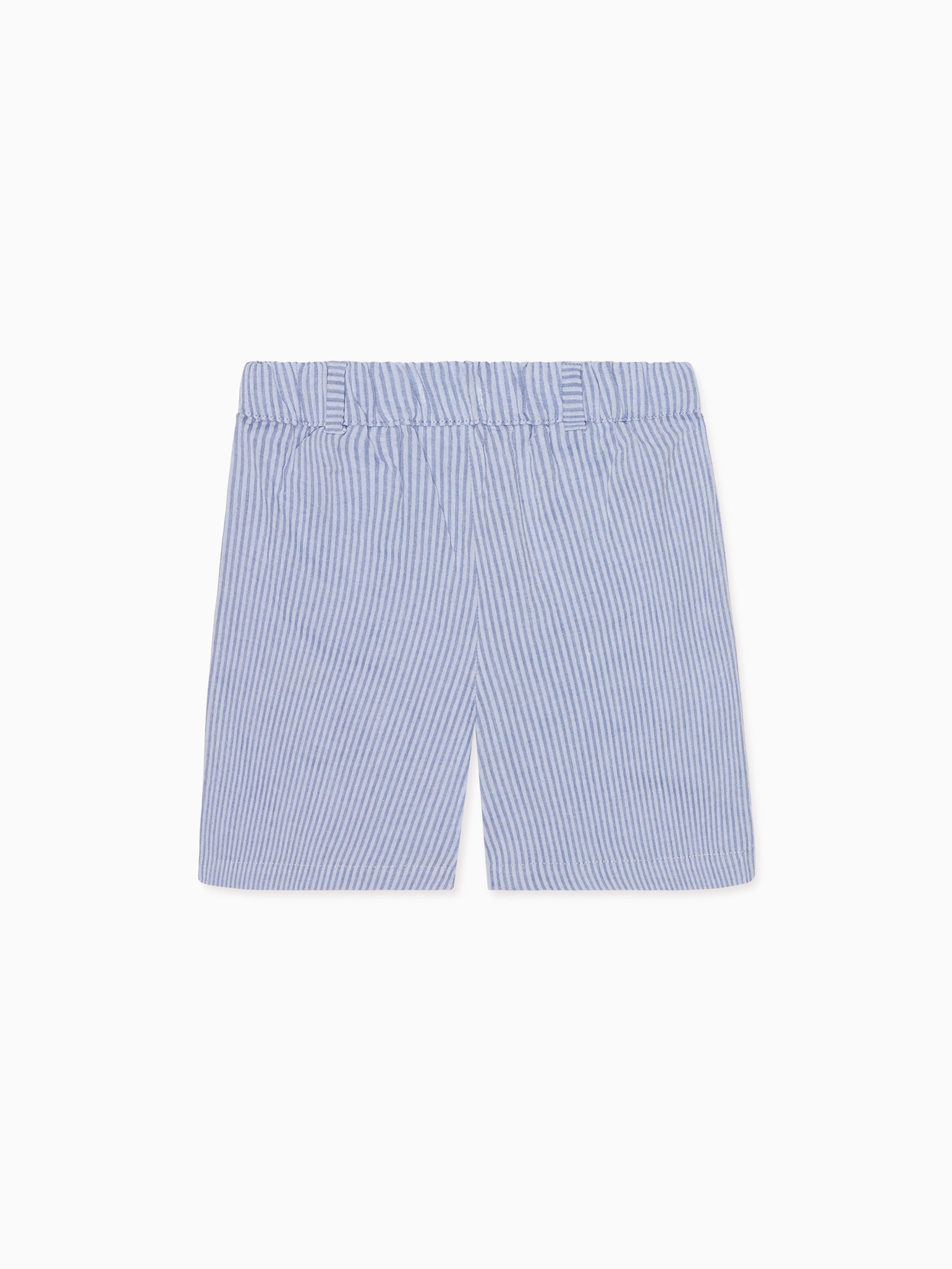 Dark Blue Stripe Donaldo Baby Shorts