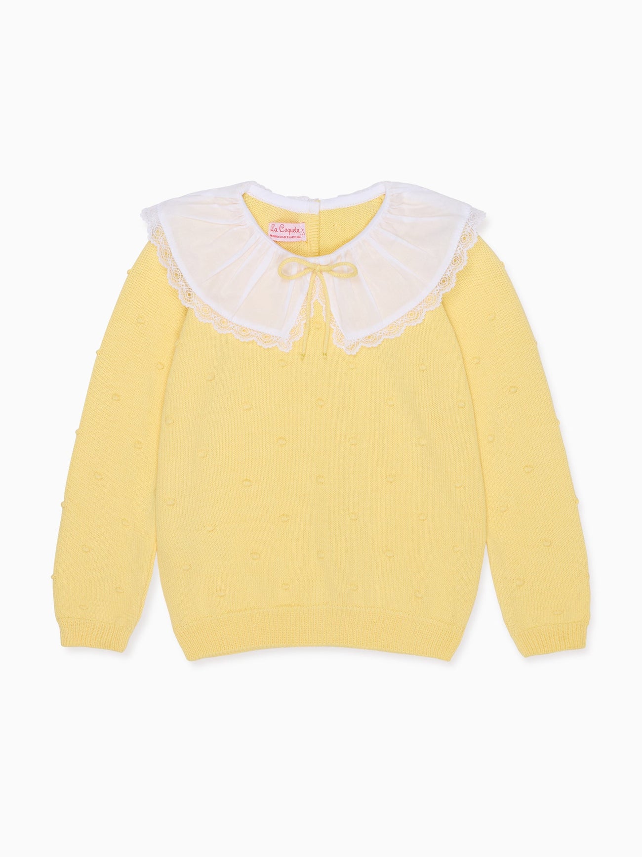 Lemon Duena Cotton Girl Sweater