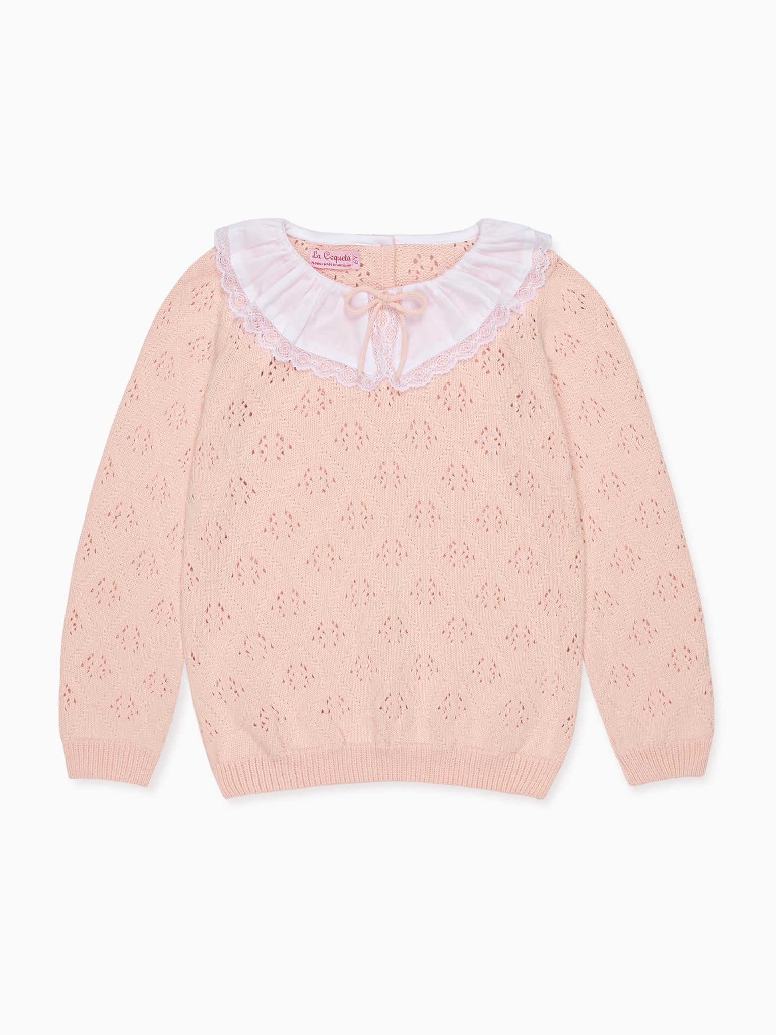 Light Pink Duena Cotton Girl Jumper