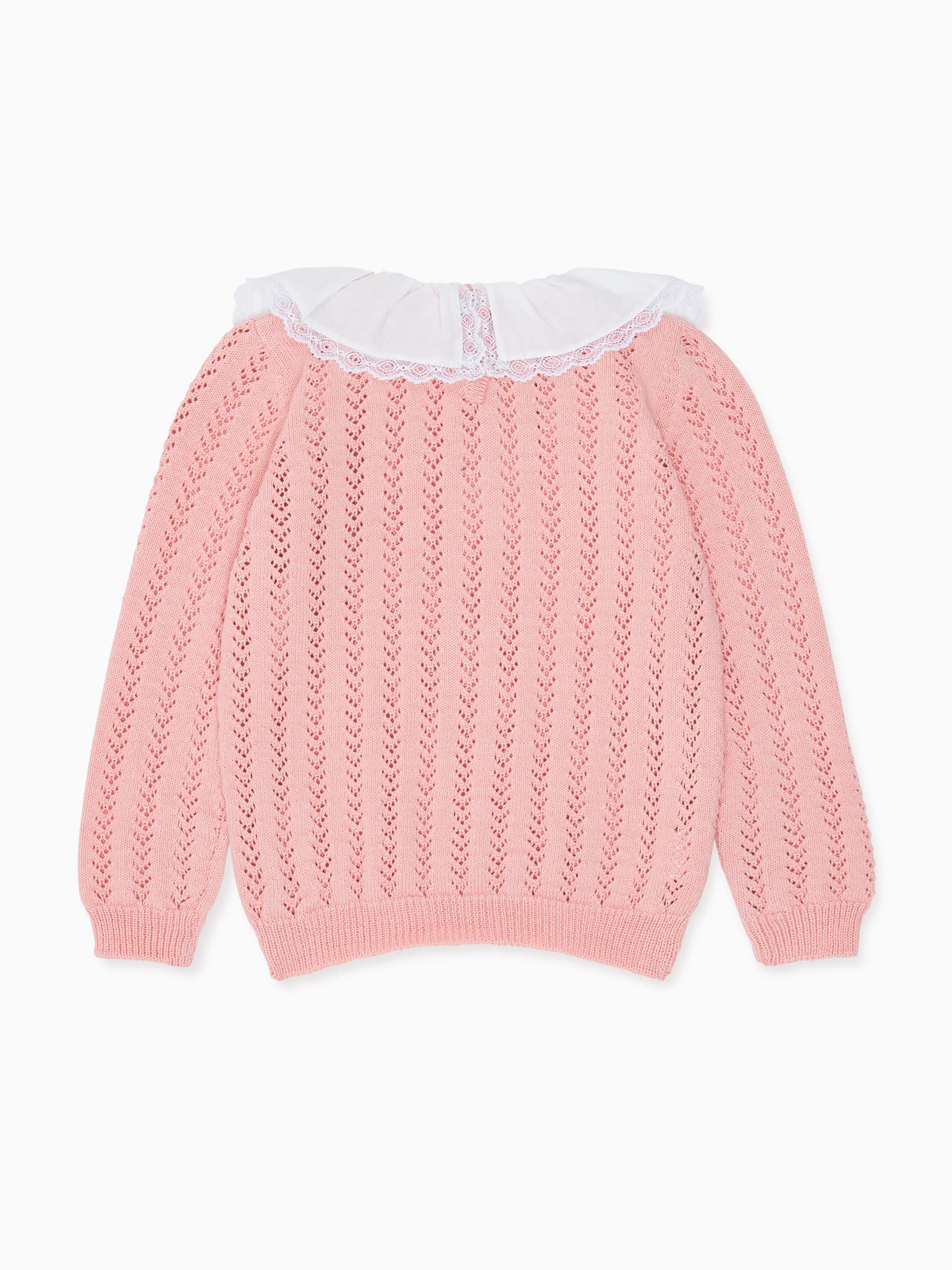 Pink Duena Cotton Girl Sweater