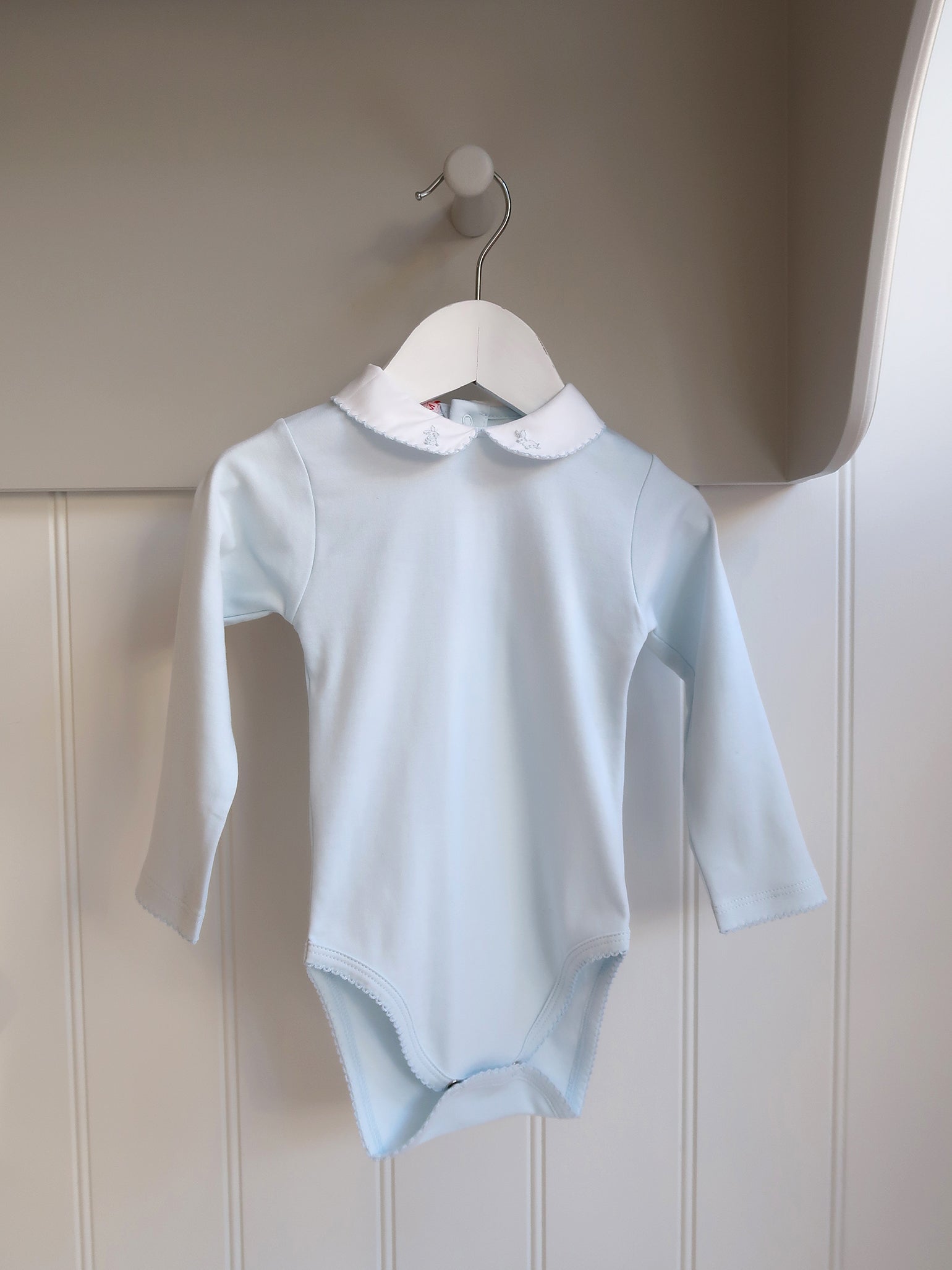 Dusty Blue Cielo Baby Body Vest