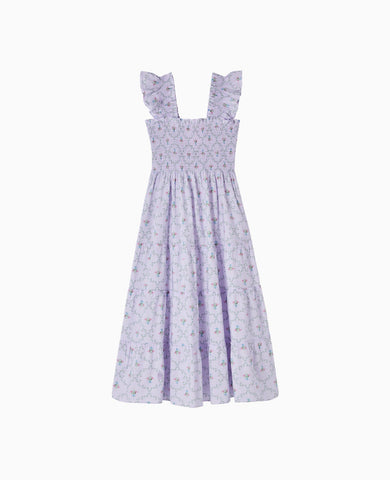 Hill House Home X La Coqueta Lilac Trellis Ellie Nap Dress