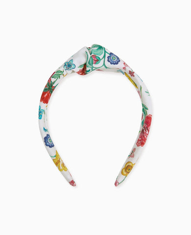 Ivory Rose Girl Top Knot Headband