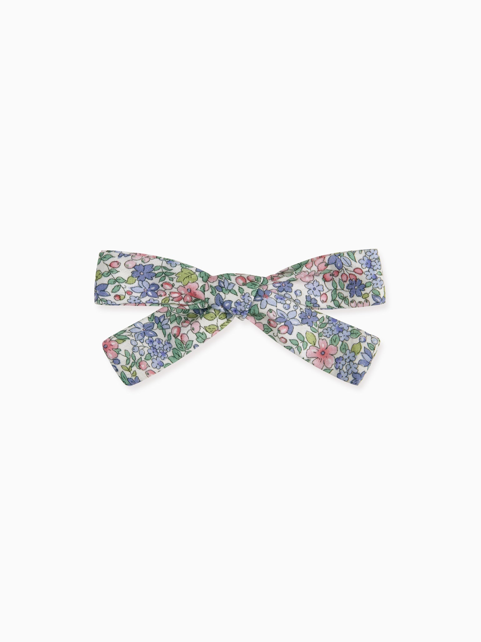 Florentina Girl Top, Flores Girl Shorts & Soft Ribbon Bow Clip Outfit Bundle