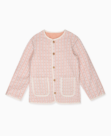 Pink Floral Stripe Dorothy Girl Jacket