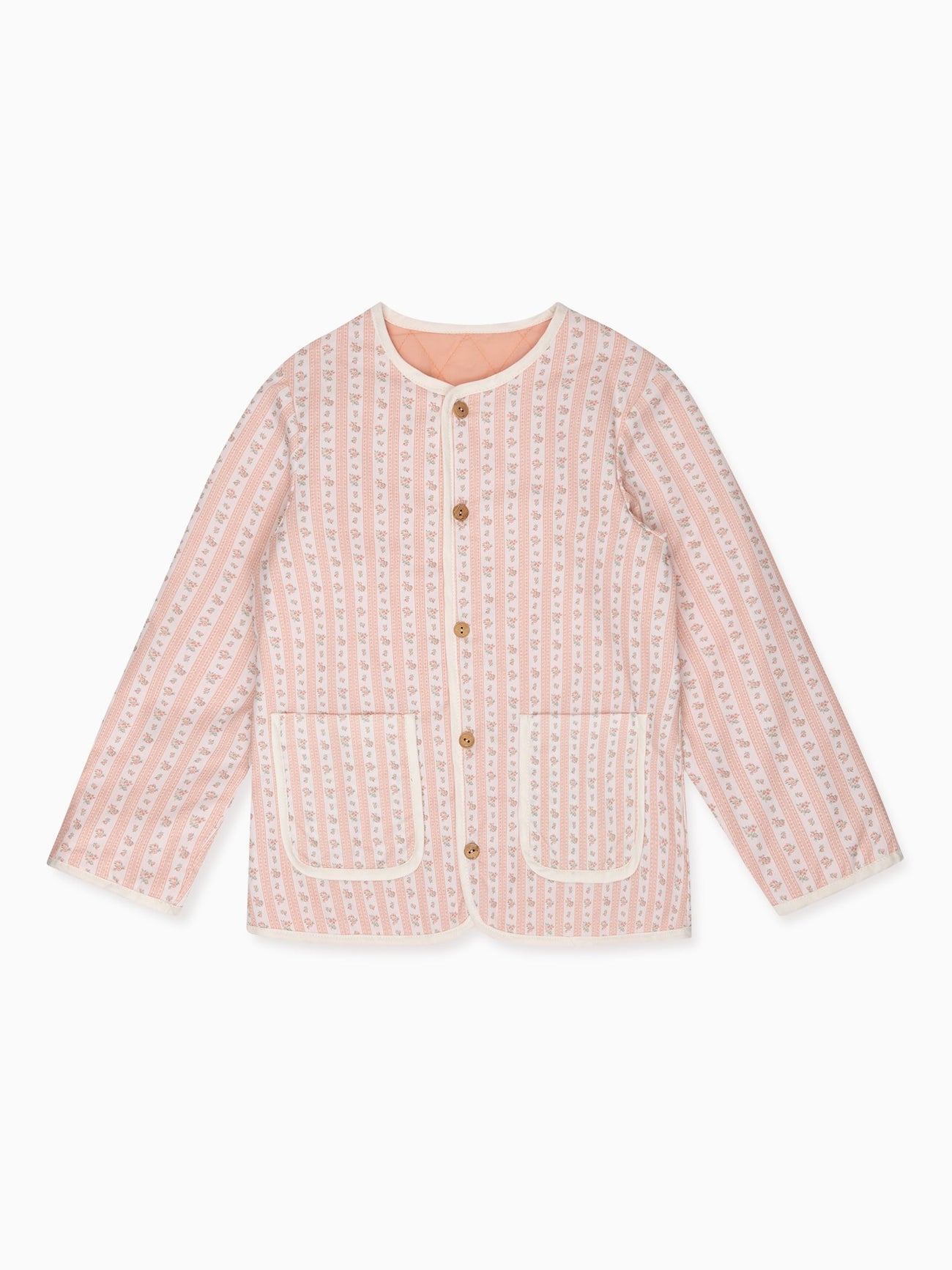 Pink Floral Stripe Dorothy Girl Jacket