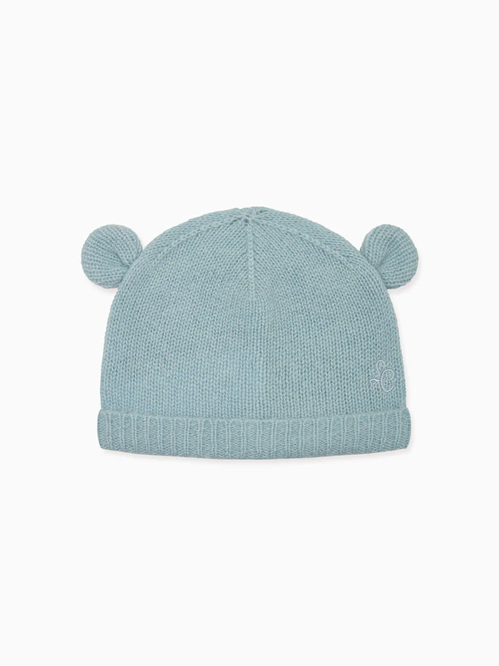 Blue Gloria Cashmere Baby Hat