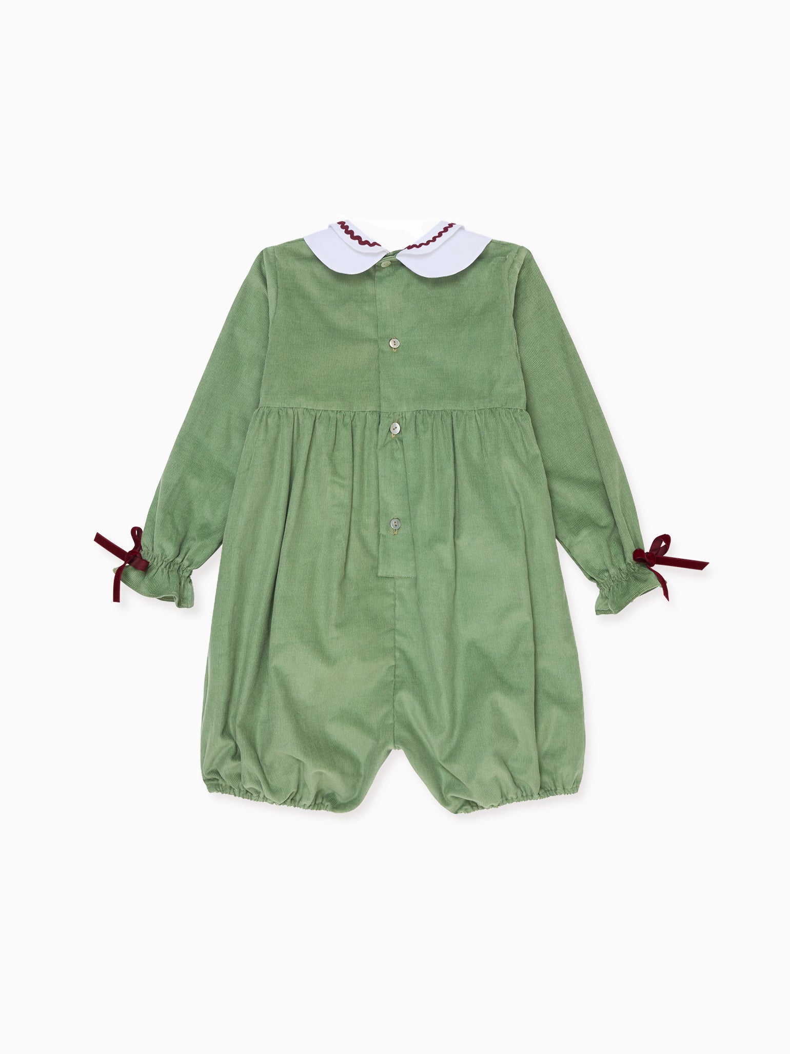 Green Granada Baby Girl Romper