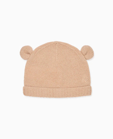 Camel Melange Gloria Cashmere Baby Hat