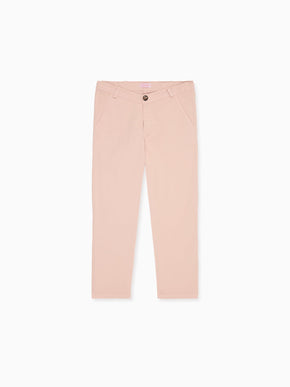 Dusty Pink Elio Boy Chinos