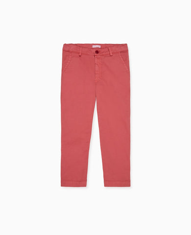 Red Elio Boy Chinos