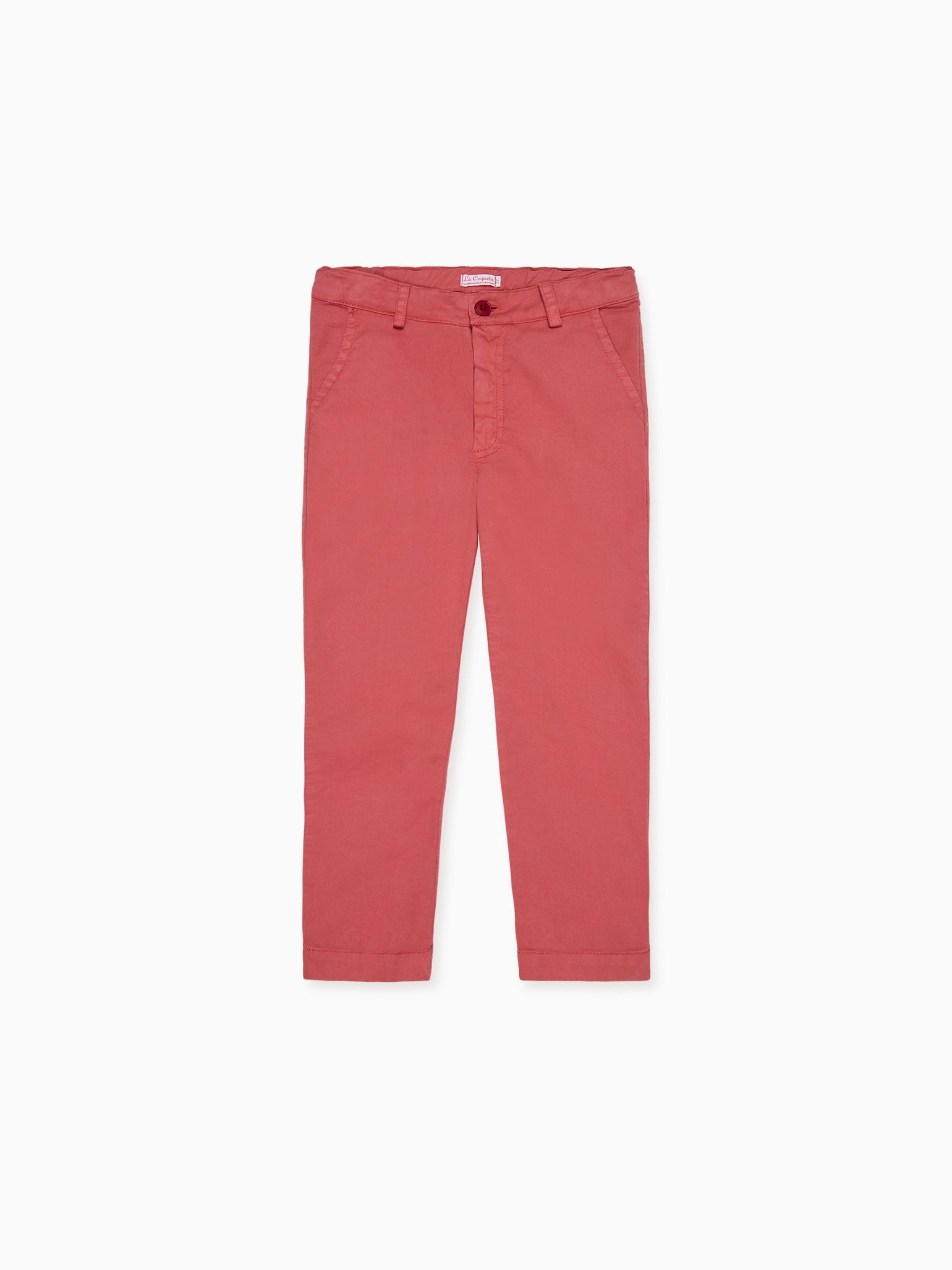 Red Elio Boy Chinos