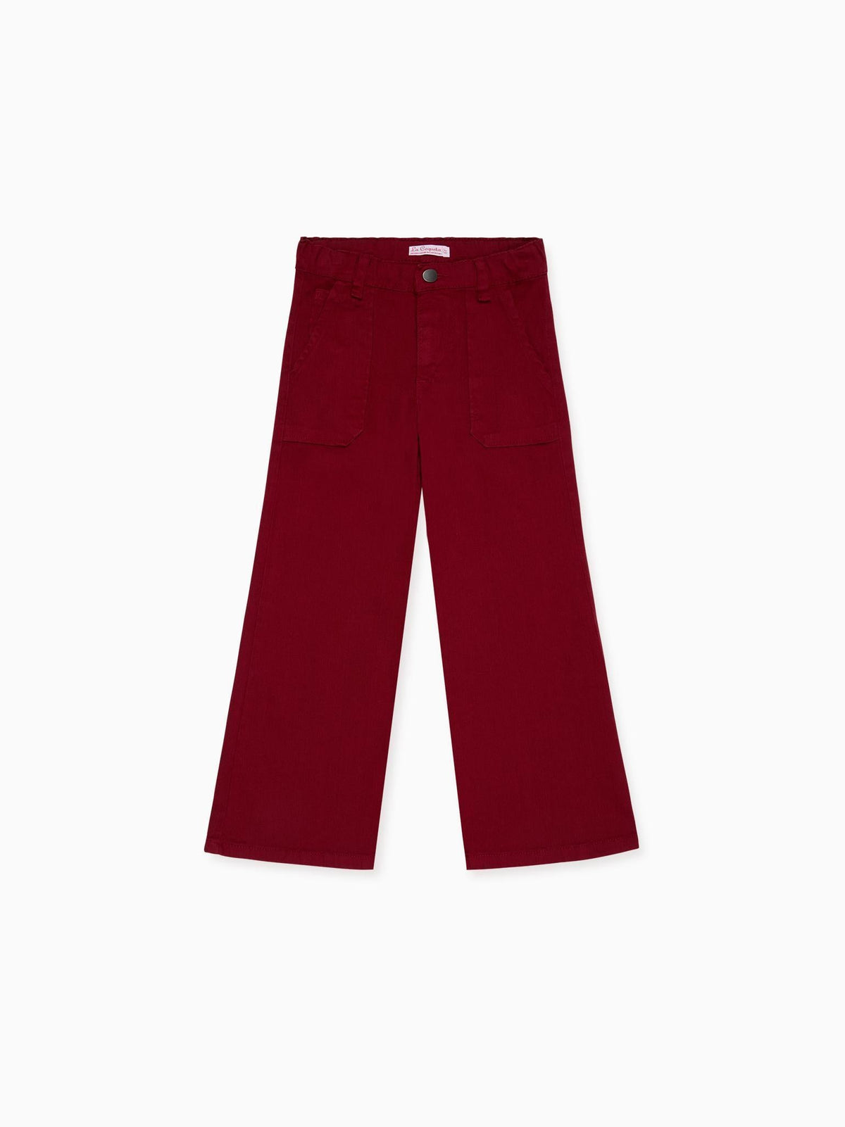 Burgundy Enola Girl Wide Leg Jeans